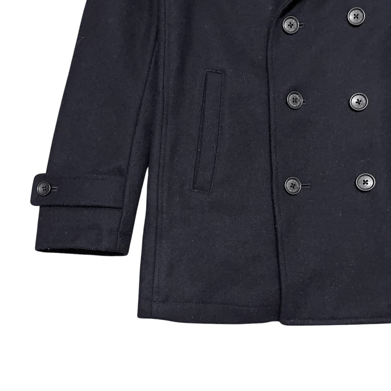Ships Jet Blue Vintage Ships Jet Blue Wool Coat Double Breasted Size US M / EU 48-50 / 2 - 3 Thumbnail