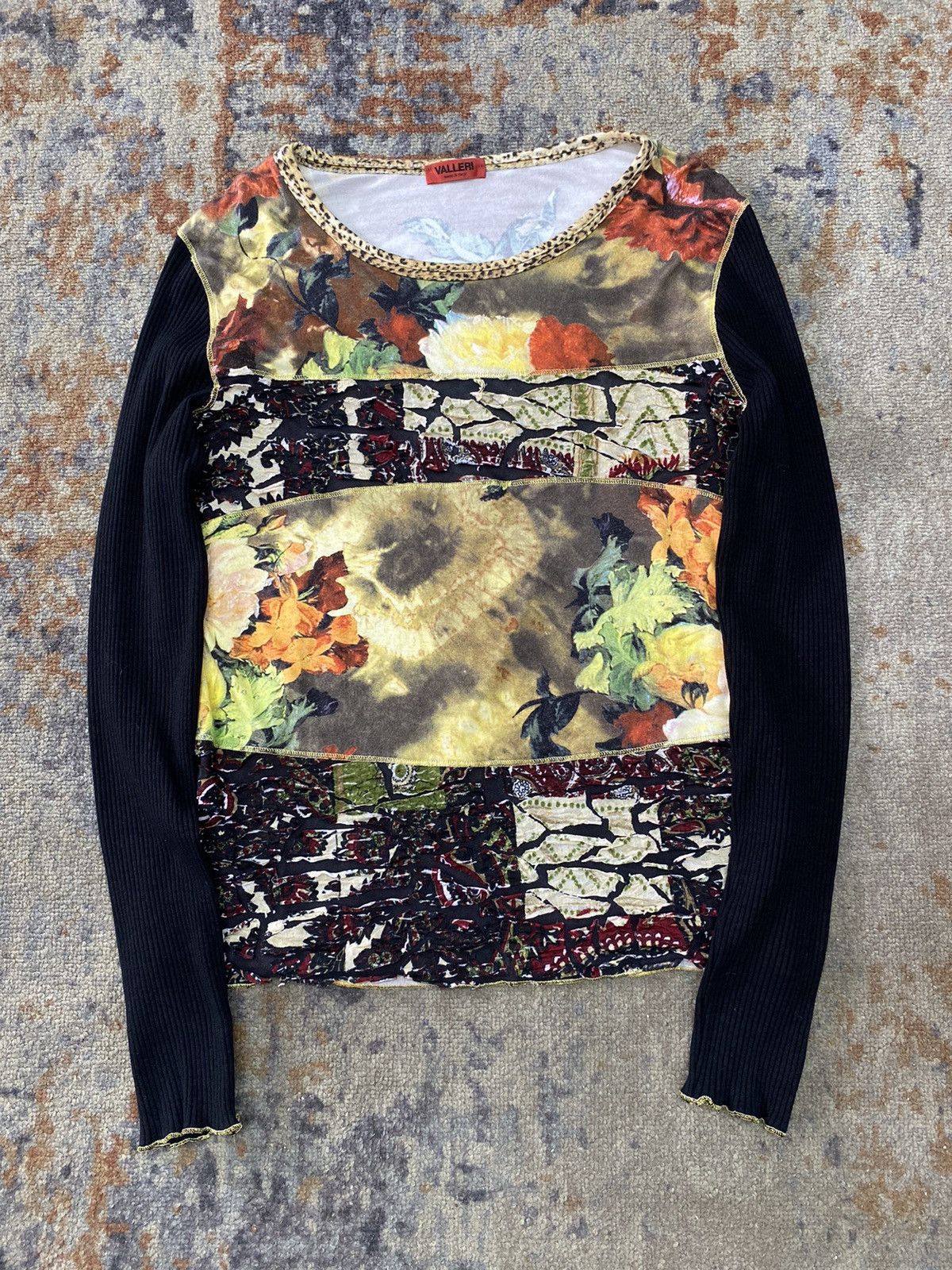 Designer × Seditionaries jean paul gaultier style valleri 90s longsleeve italy Size S / US 4 / IT 40 - 1 Thumbnail