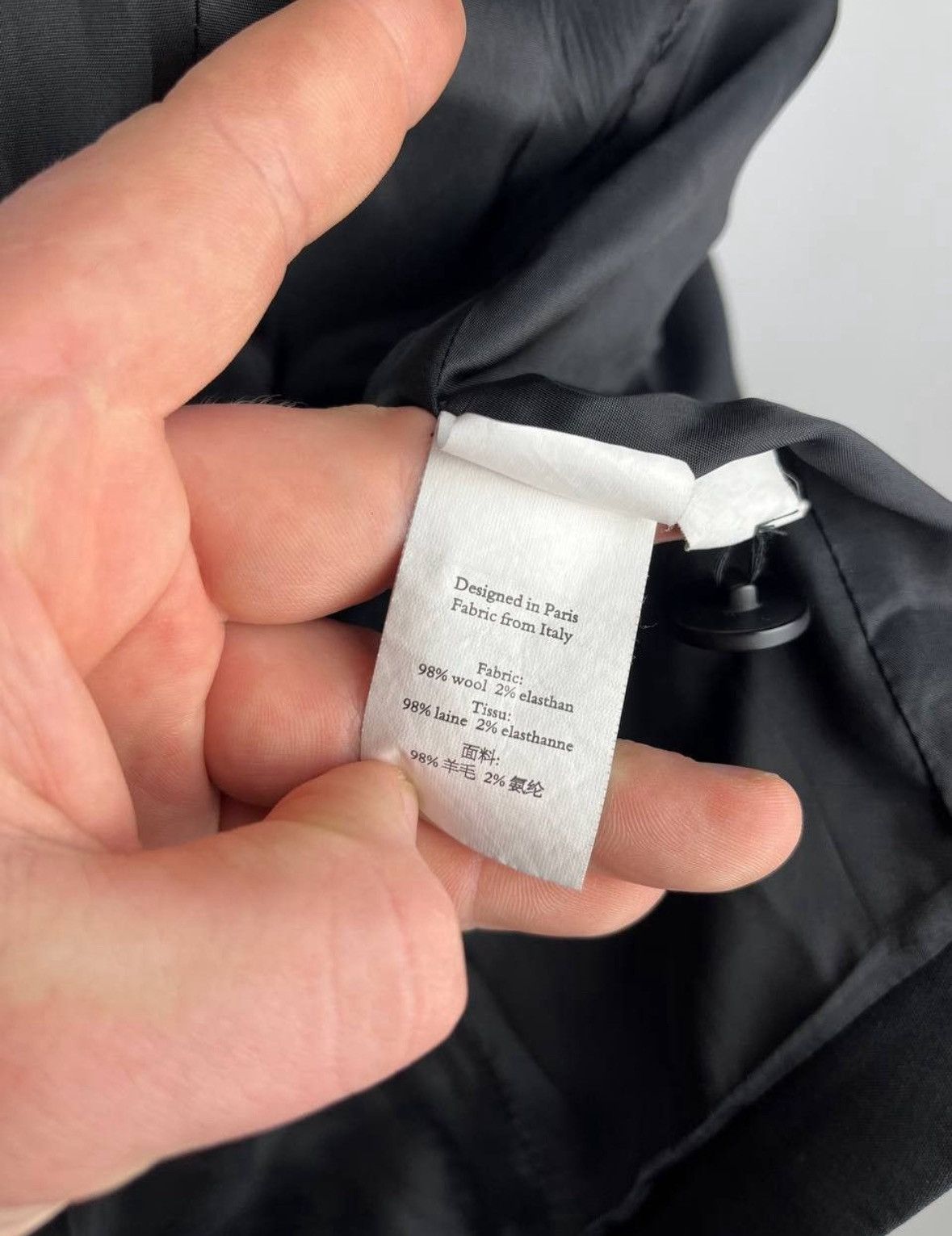Dior Hedi Slimane Black Dior Blazer Size XS / US 0-2 / IT 36-38 - 5 Thumbnail