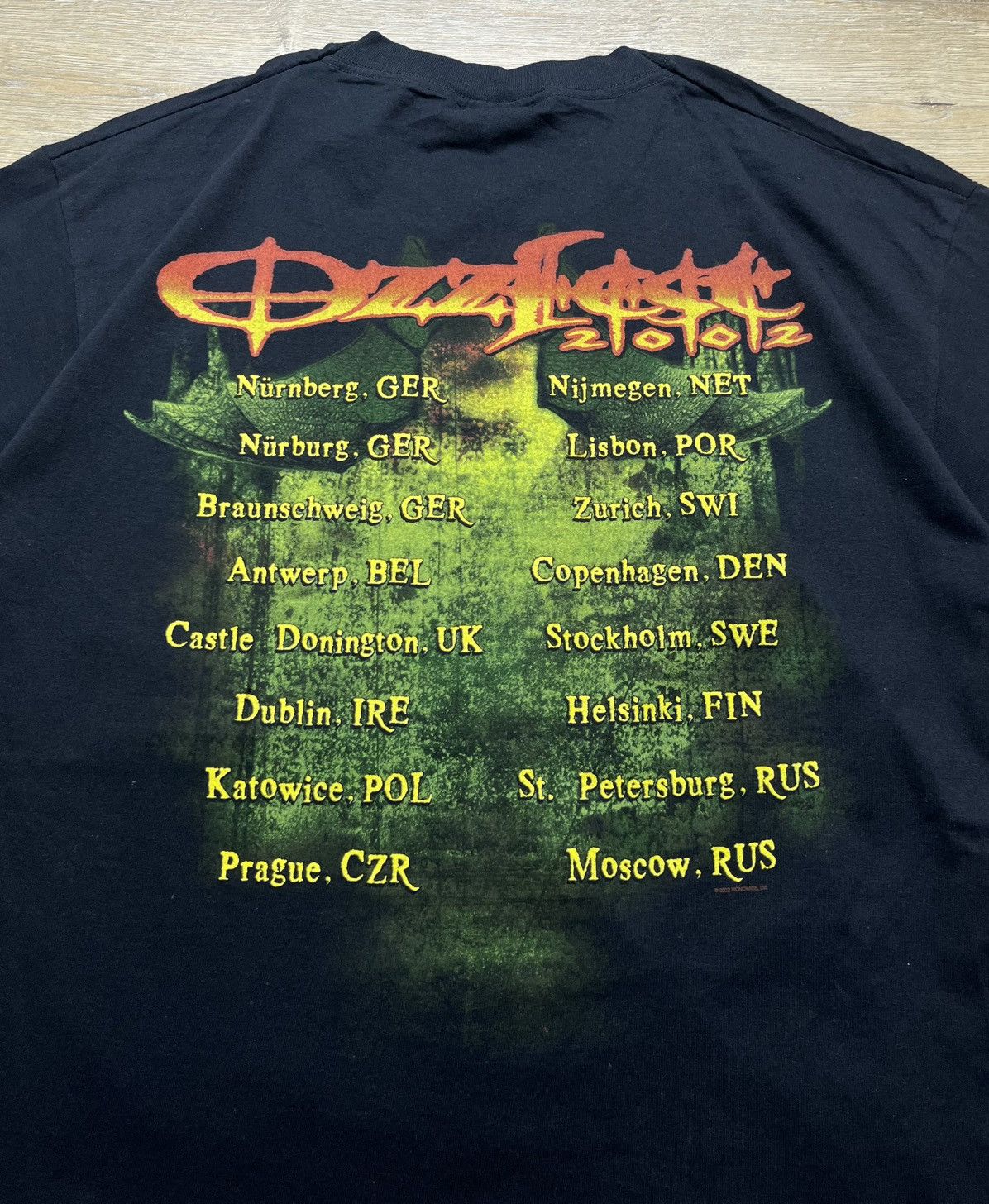 Vintage VINTAGE 2002 OZZY OSBOURNE PRINCE OF FUCKIN DARKNESS TEE Size US L / EU 52-54 / 3 - 8 Thumbnail