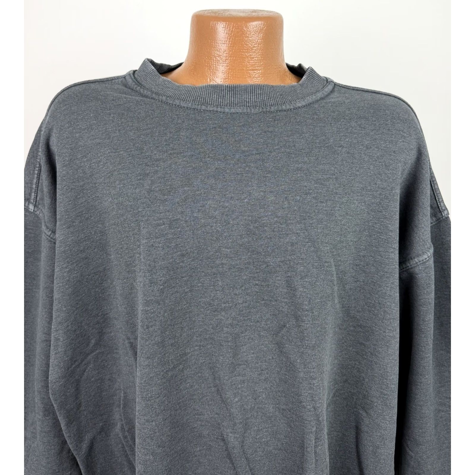 Russell Athletic VINTAGE 90s Russell Athletic Sweatshirt Mens 2XL Charcoal Gray Blank Crewneck Minimal Dad Size US XXL / EU 58 / 5 - 2 Thumbnail