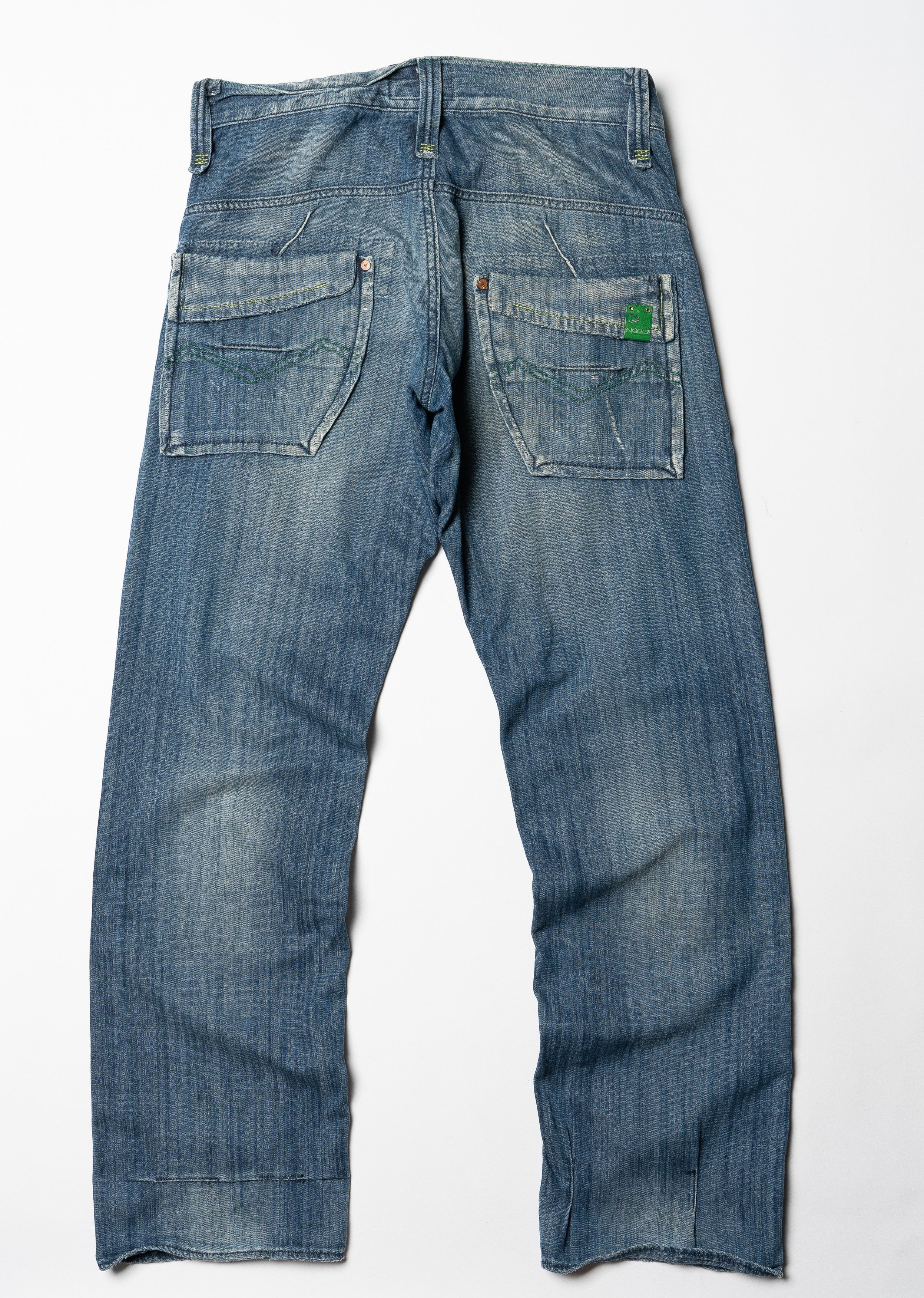Energie 🔵ENERGIE Vintage Distressed Denim Jeans Y2K Size US 32 / EU 48 - 12 Thumbnail