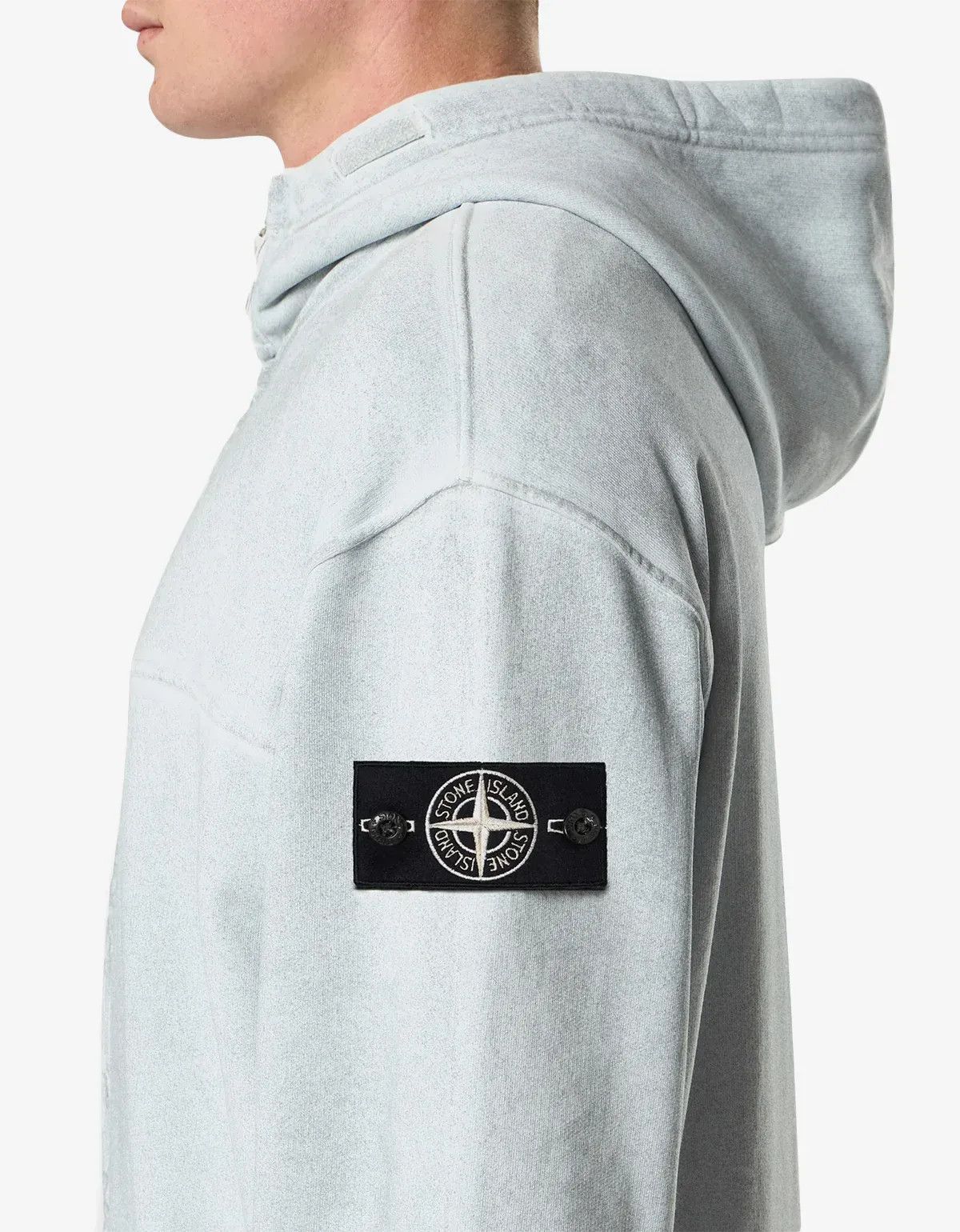Stone Island Stone Island Blue Reflective Garment Lamination Hoodie Size US L / EU 52-54 / 3 - 4 Thumbnail