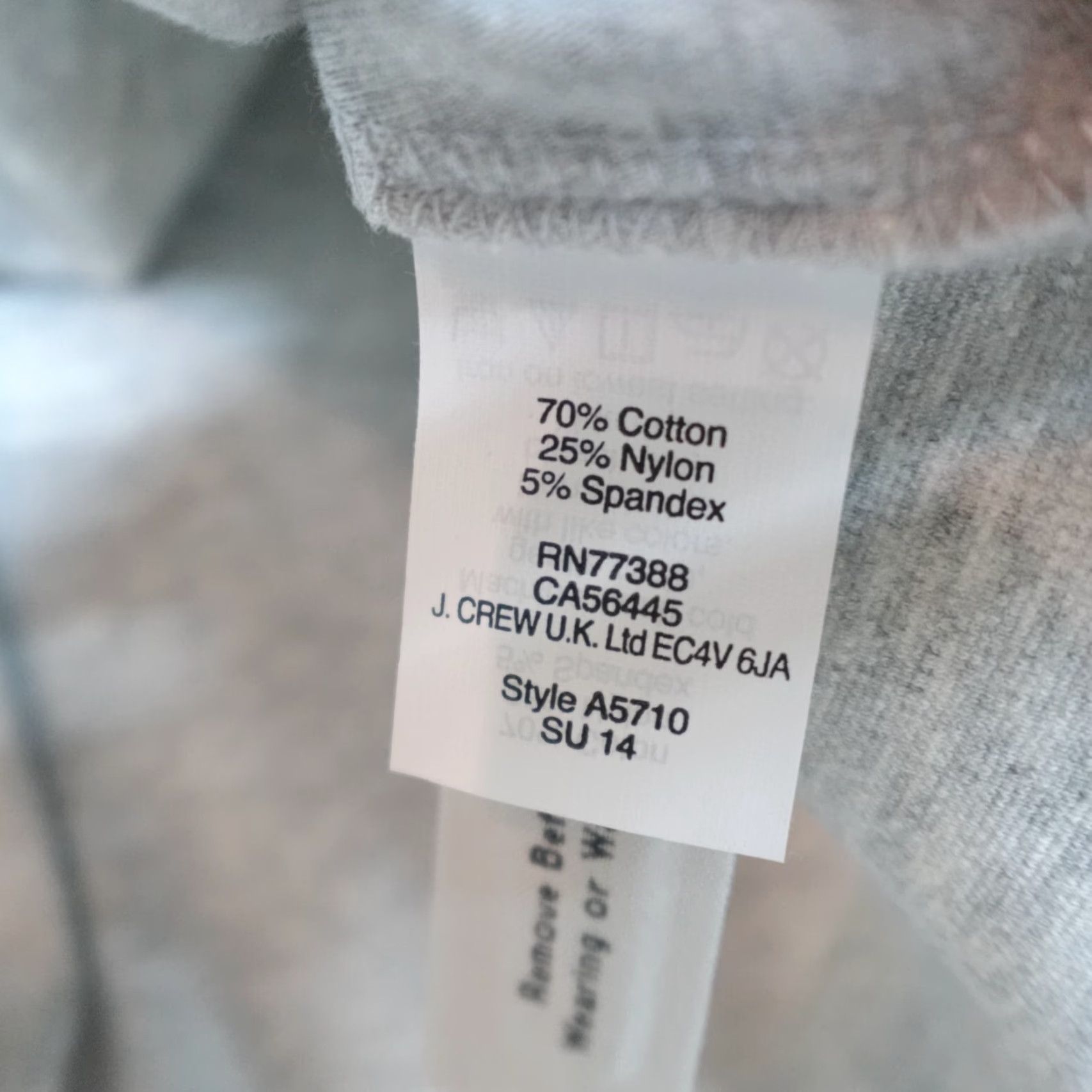 J.Crew J.Crew Womens Blouse XS Gray Sleeveless V-Neck Ponte Knit Top A5710 NEW Size XS / US 0-2 / IT 36-38 - 4 Thumbnail