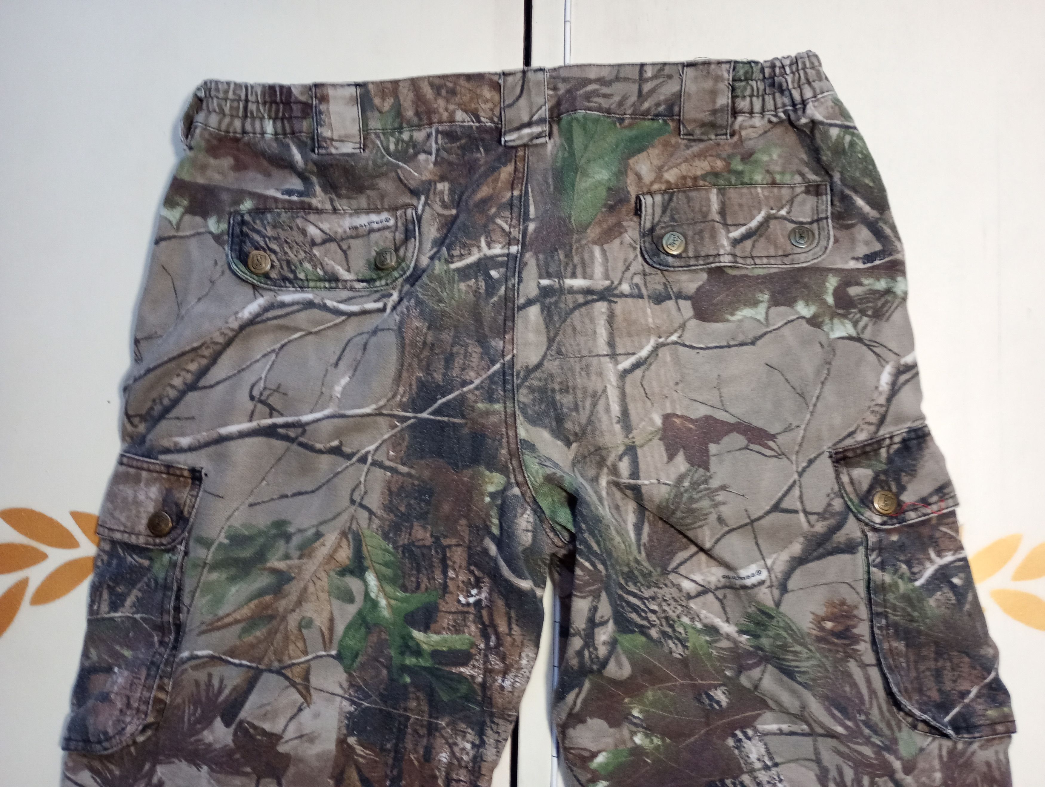 Hunter Vintage Real Tree Deerhunter Woodland Camo Cargo Pants Size US 40 / EU 56 - 13 Thumbnail