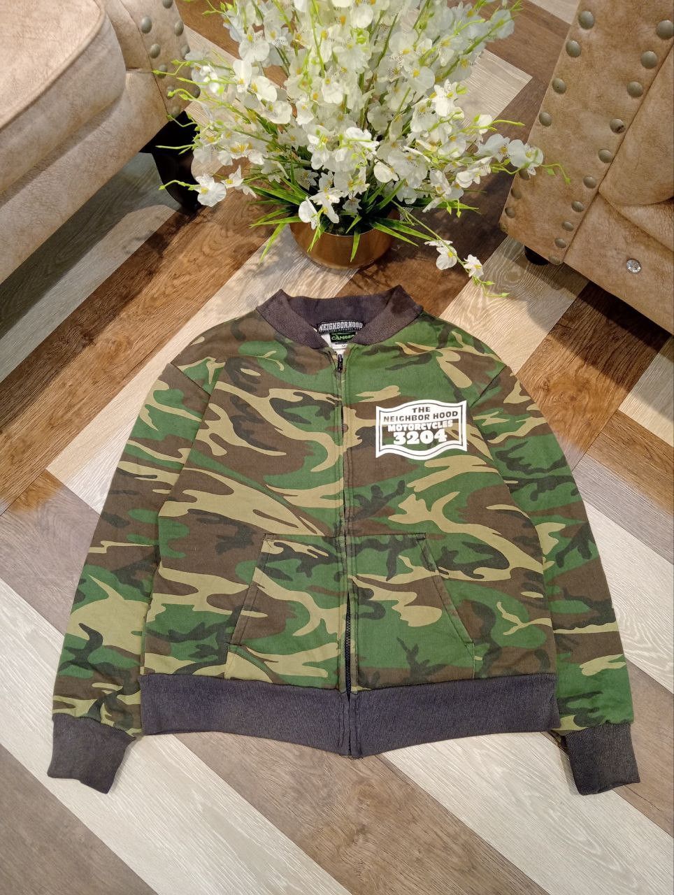 Neighborhood NEIGHBORHOOD X CAMBER MOTORCYCLE VINTAGE 90S CAMO JACKET Size US M / EU 48-50 / 2 - 3 Thumbnail