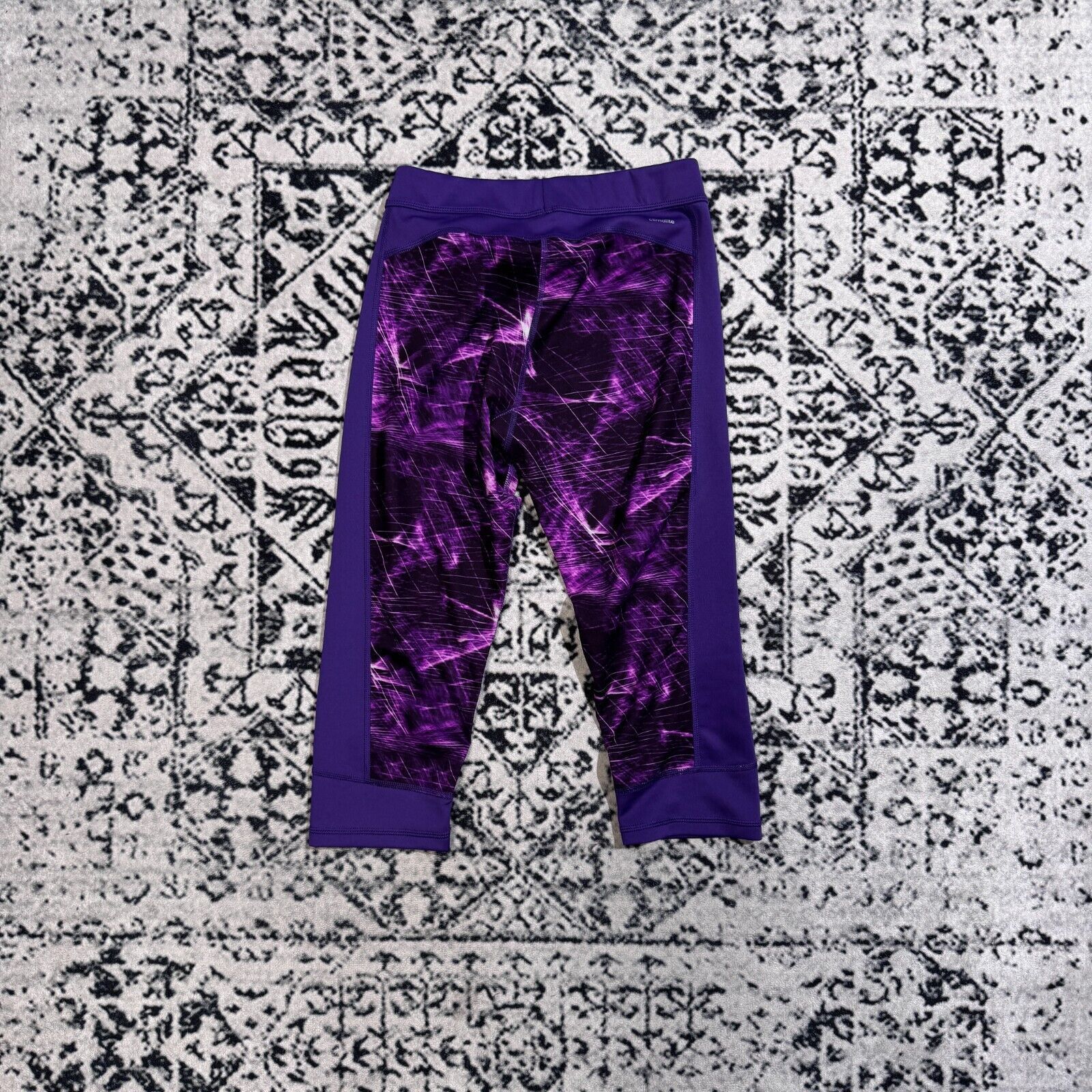 Adidas × Vintage Vintage Adidas Women's Purple Polyester Leggings Size M Y2k Size US 30 / EU 46 - 7 Thumbnail