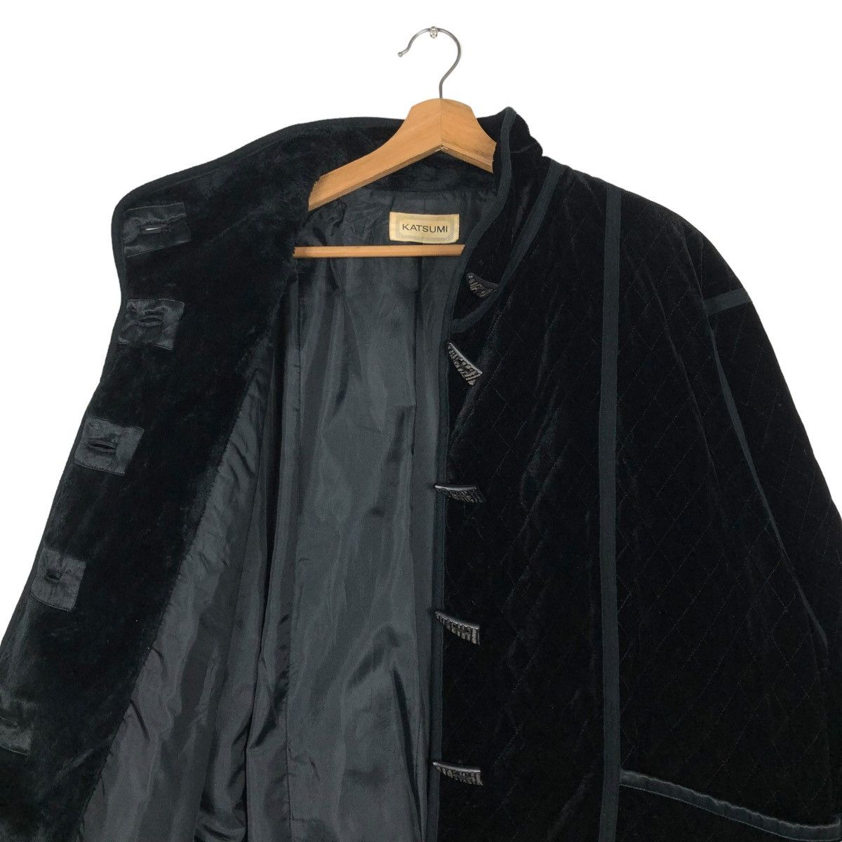 Designer × Japanese Brand × Vintage 🔥VINTAGE VELVET BUTTON JACKET QUILTED KATSUMI ISSEY MIYAKE Size US L / EU 52-54 / 3 - 14 Thumbnail