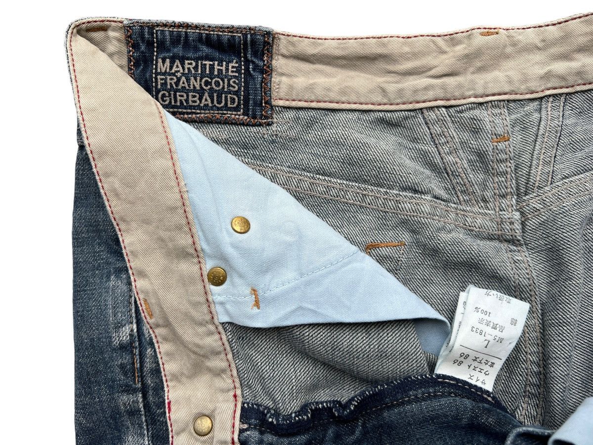 Marithe + Francois Girbaud Marithe Francois Girbaud Multi Pocket Baggy Jeans 33x33 Size US 33 - 10 Thumbnail