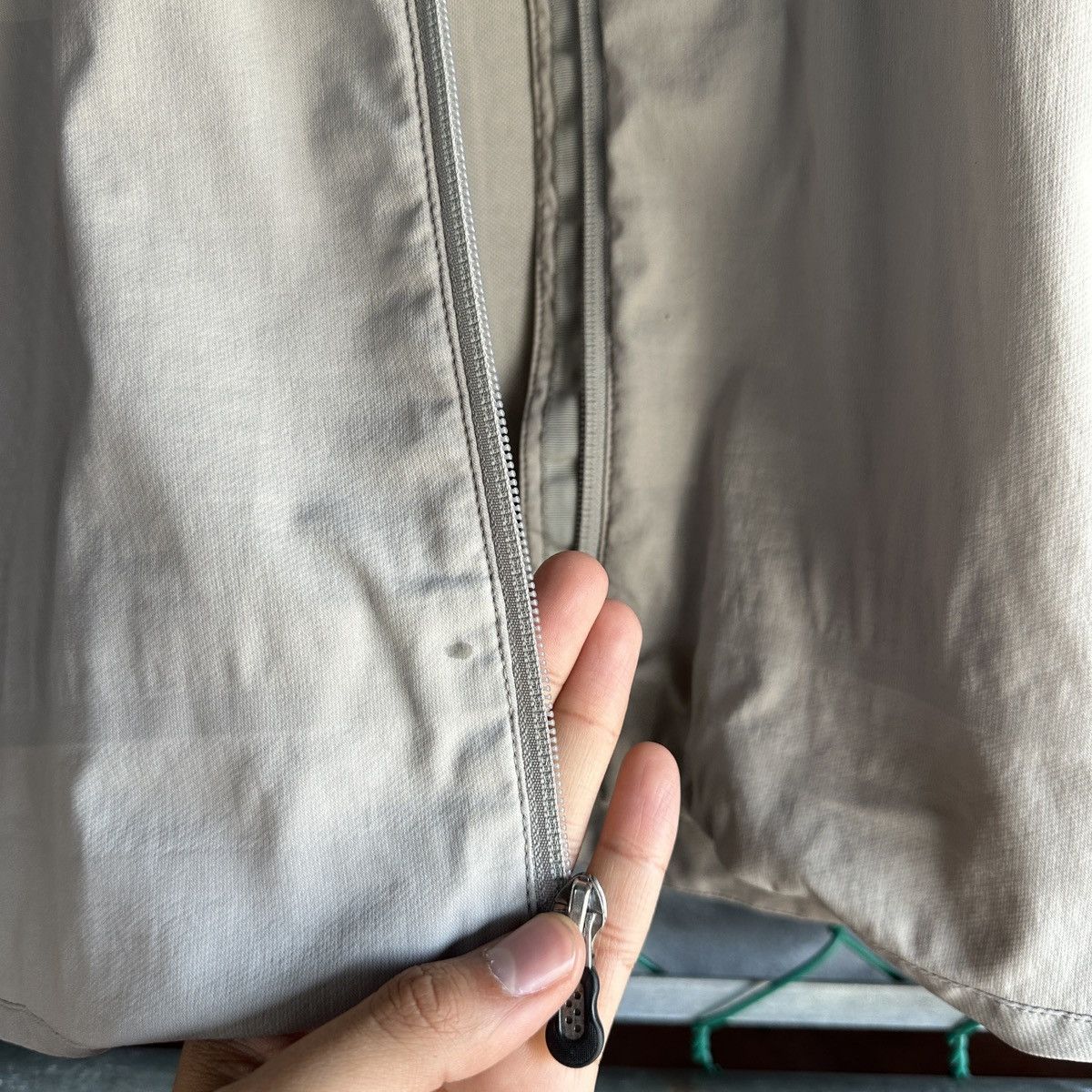 Patagonia × Vintage Vintage patagonia windbreaker jacket Beige Full Zip Gorpcore Size US XL / EU 56 / 4 - 7 Thumbnail