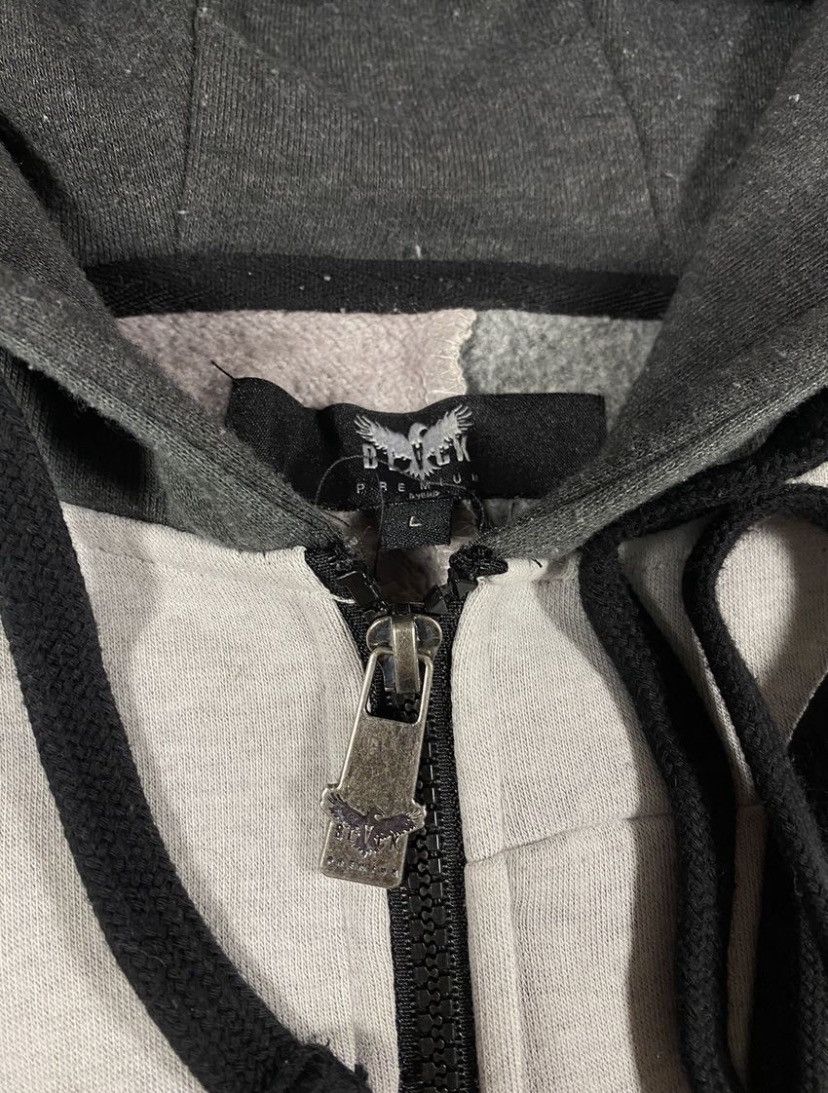 Vintage Rare Black Opium Zip Balenciaga Vibe Style Y2k Size US L / EU 52-54 / 3 - 10 Thumbnail