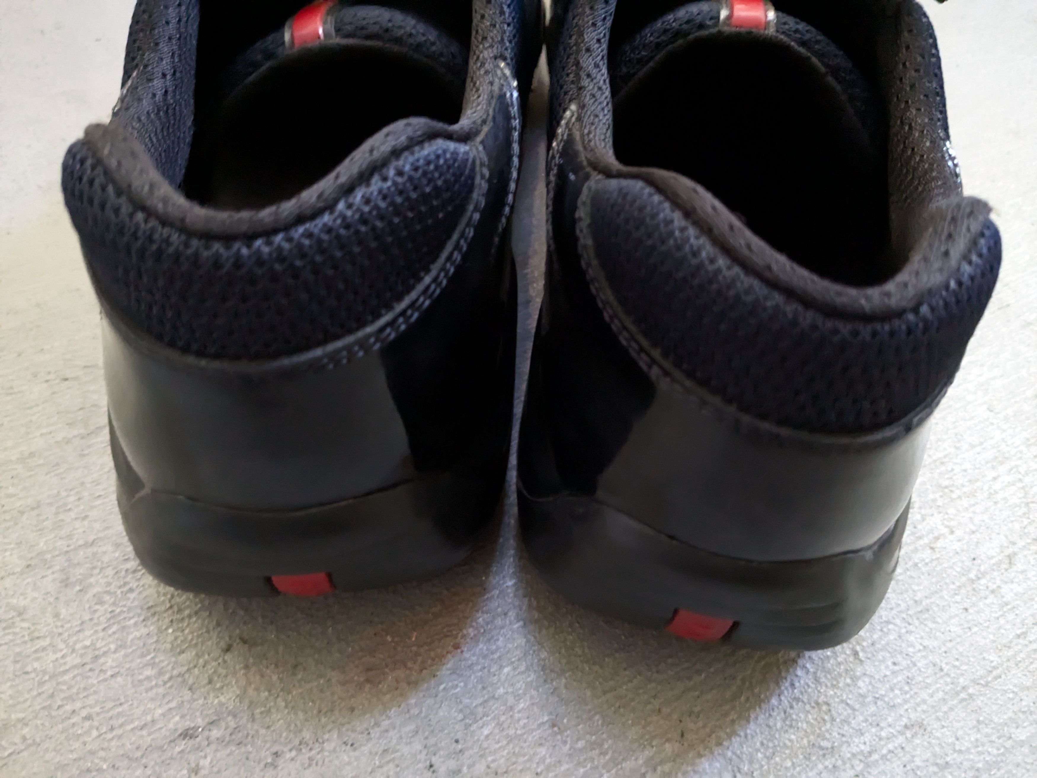 Prada Prada America's Cup Black Patent Leather Red 11.5 Low Tops Size US 11.5 / EU 44-45 - 14 Thumbnail