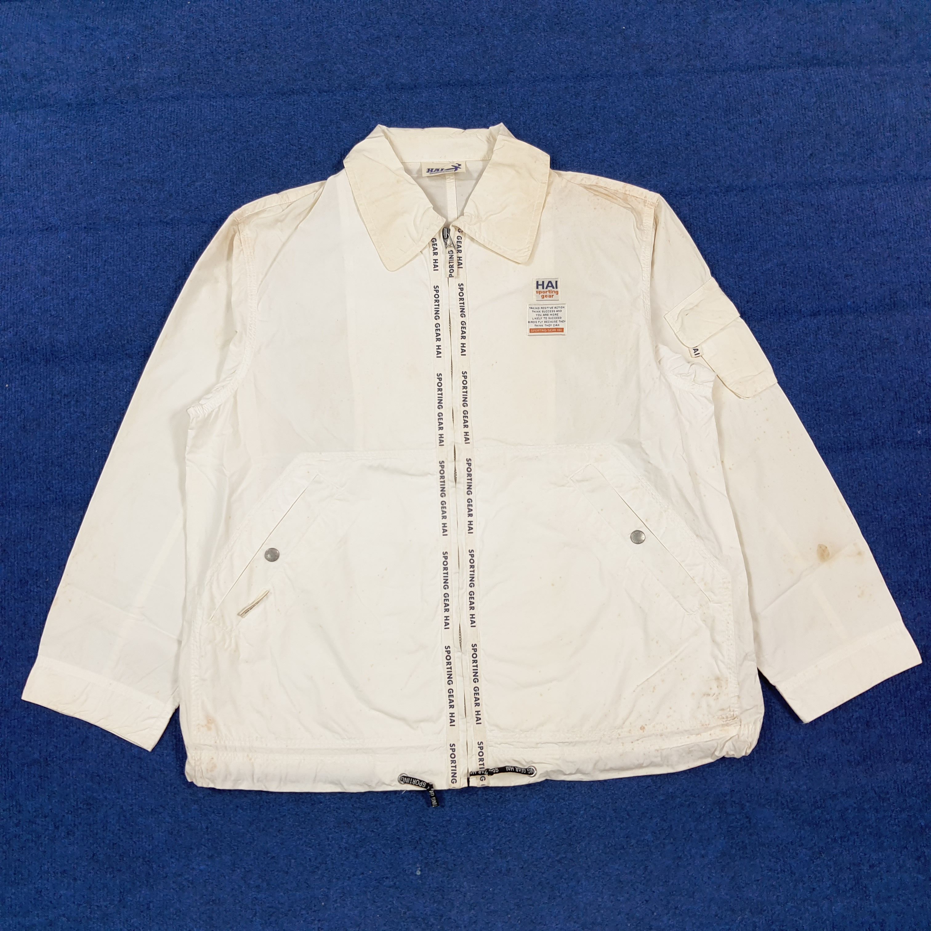 Hai Sporting Gear Vintage Issey Miyake HAI Sporting Gear Zip-Up Jacket C307N20 Size US L / EU 52-54 / 3 - 1 Thumbnail