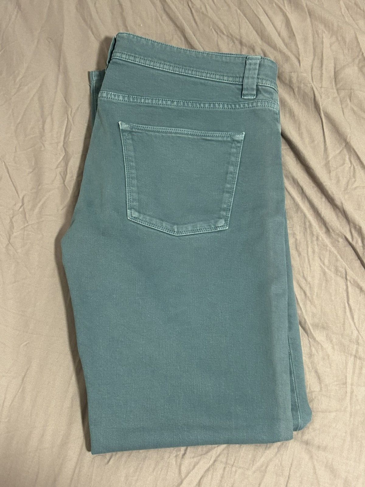 Loro Piana Loro Piana Mens Blue/Teal Jeans Size 35 Size US 35 - 4 Thumbnail