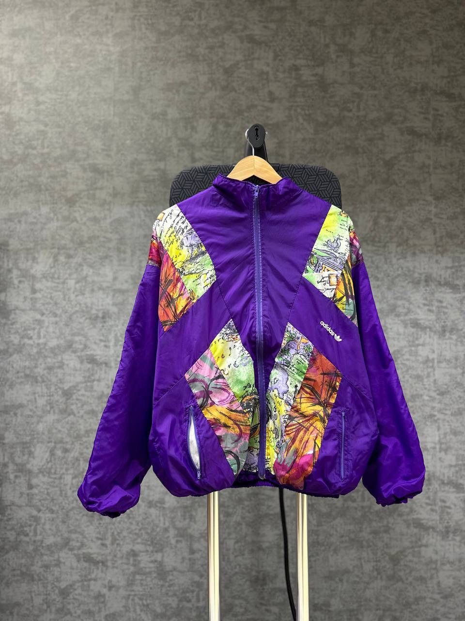 Adidas × Vintage Vintage Adidas Nylon Violet W.Germany Jacket Size US M / EU 48-50 / 2 - 3 Thumbnail