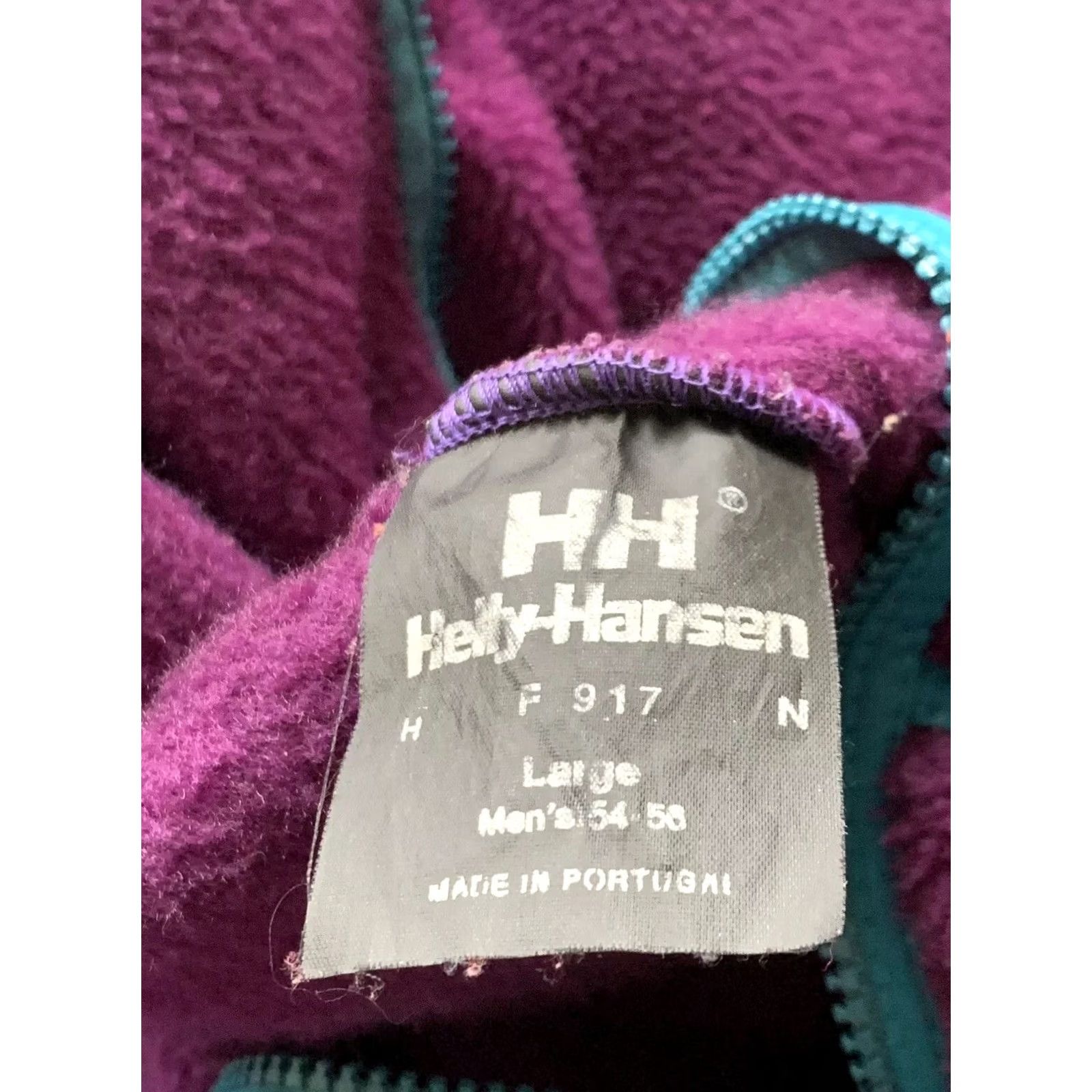 Helly Hansen VINTAGE Helly Hansen ZIP Fleece Jacket Mens L Purple Full Zip Jacket Size L / US 10 / IT 46 - 6 Thumbnail