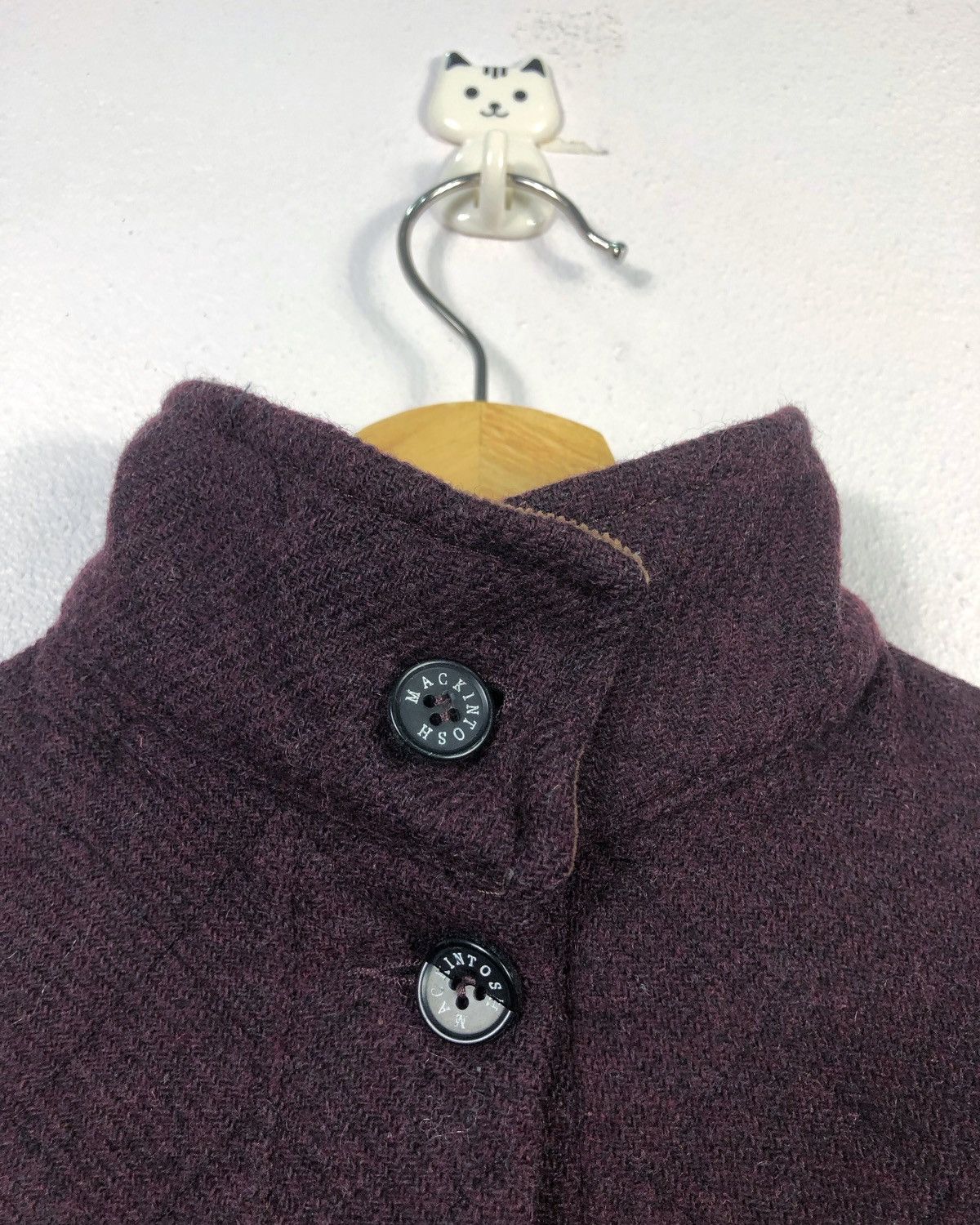 Mackintosh × Vintage Rare Vintage Mackintosh Wool Button Jacket Made in Scotland Size XS / US 0-2 / IT 36-38 - 6 Thumbnail