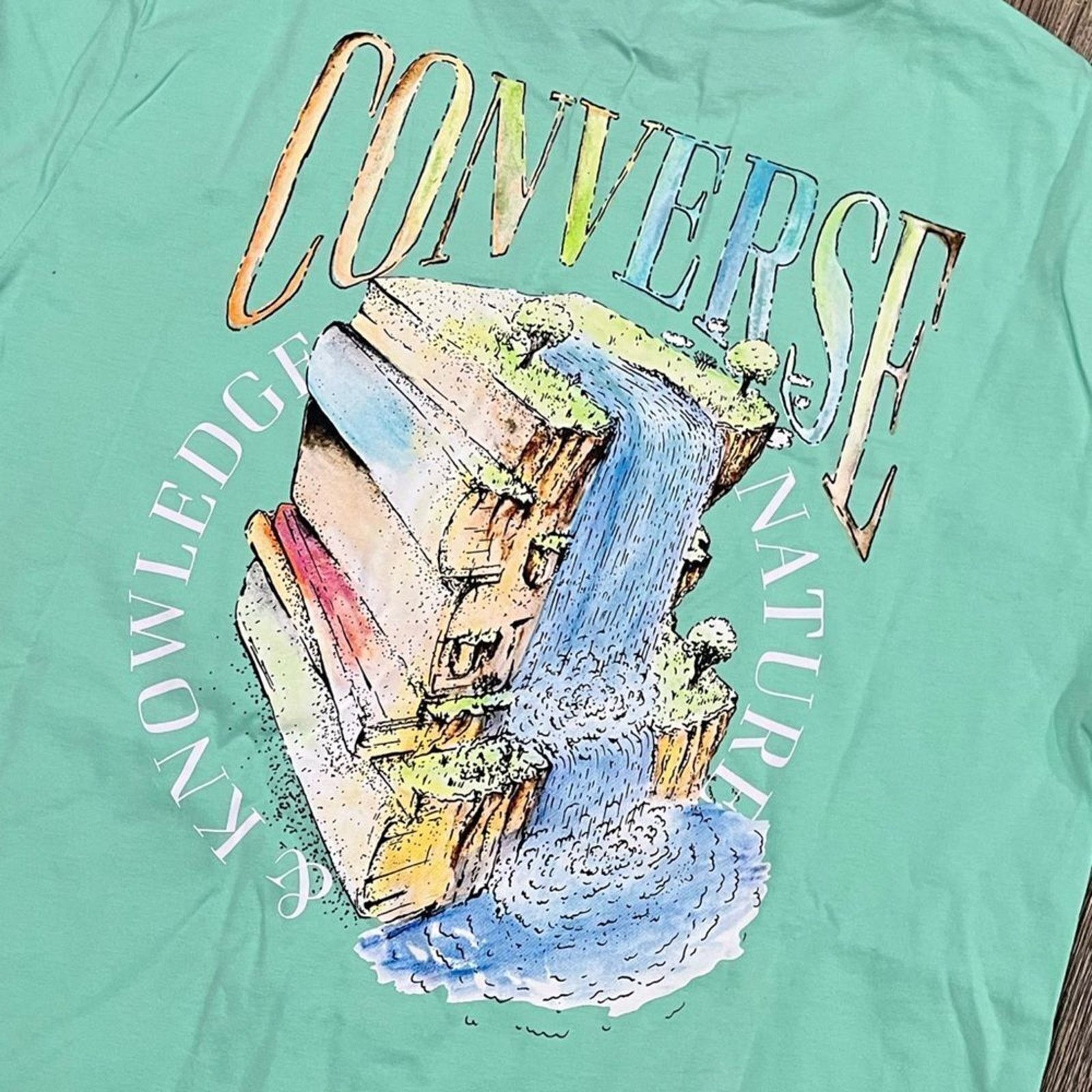 Converse NWT Converse Mens Book Club Graphic T-Shirt Crewneck Size M Size US M / EU 48-50 / 2 - 2 Thumbnail