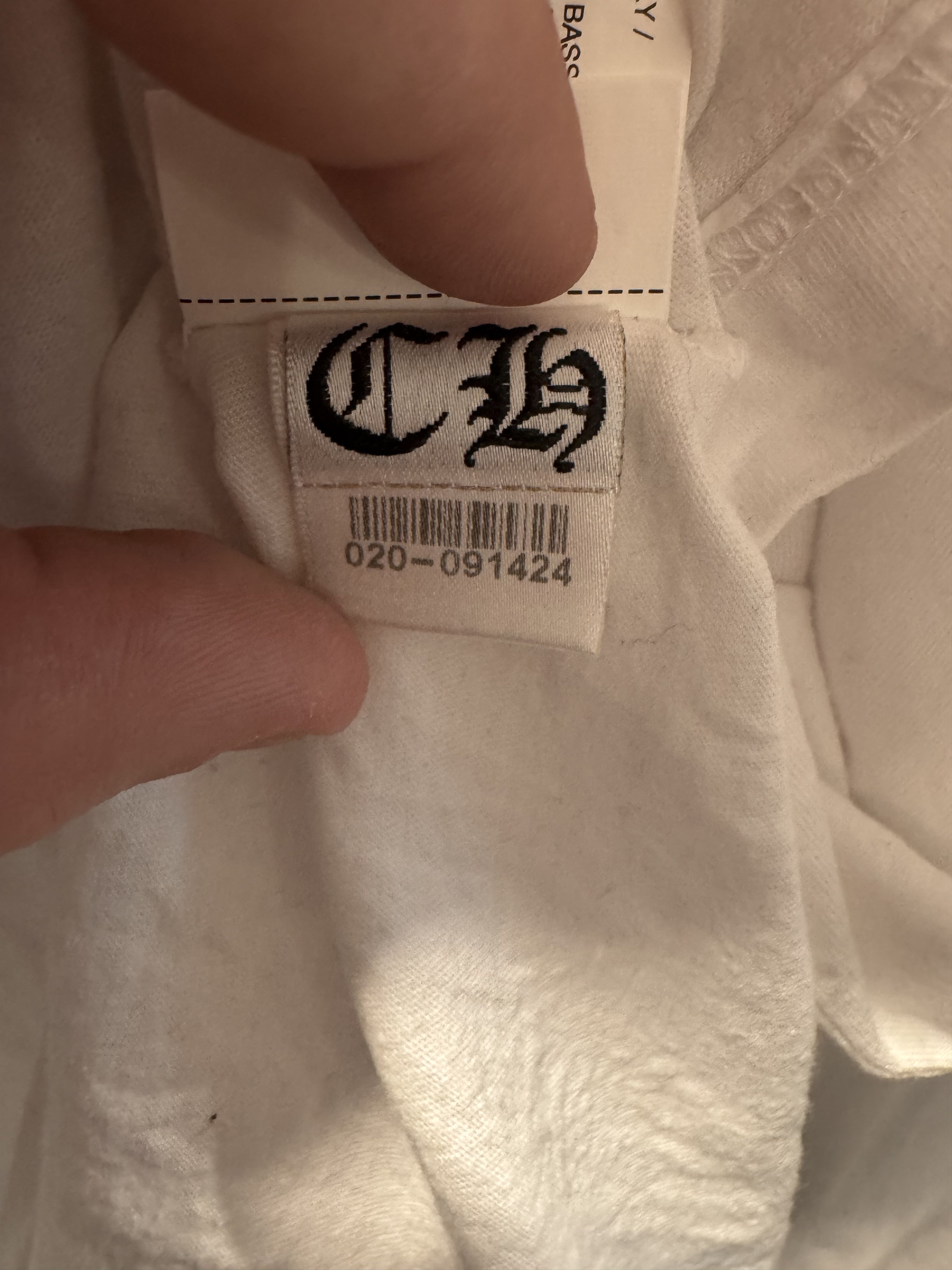 Chrome Hearts Chrome Hearts FOTI White L/S Size US XL / EU 56 / 4 - 6 Thumbnail
