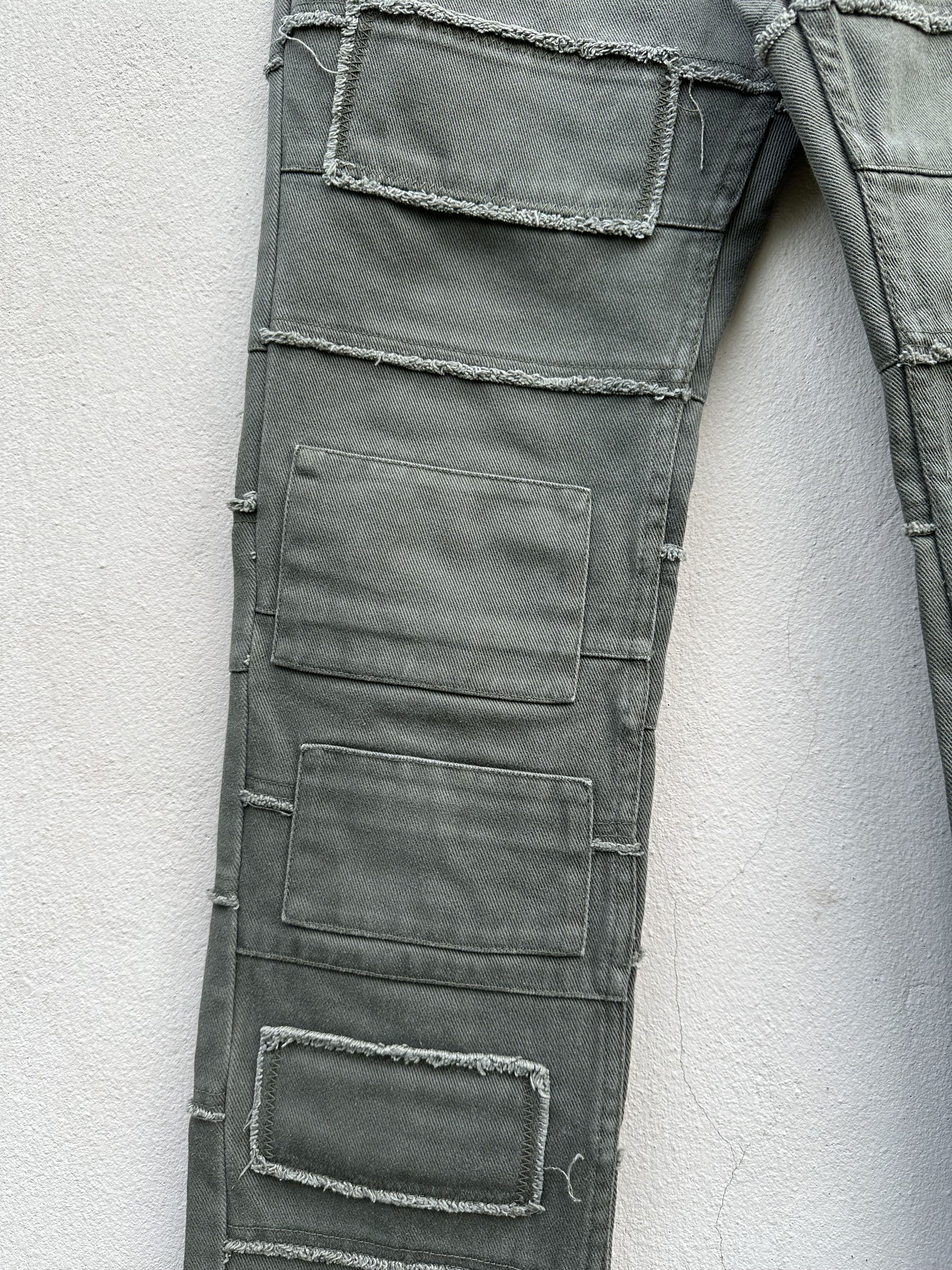 Hysteric Glamour Vintage World Wide Love Patchwork Hagi Denim Jeans Size US 29 - 7 Thumbnail