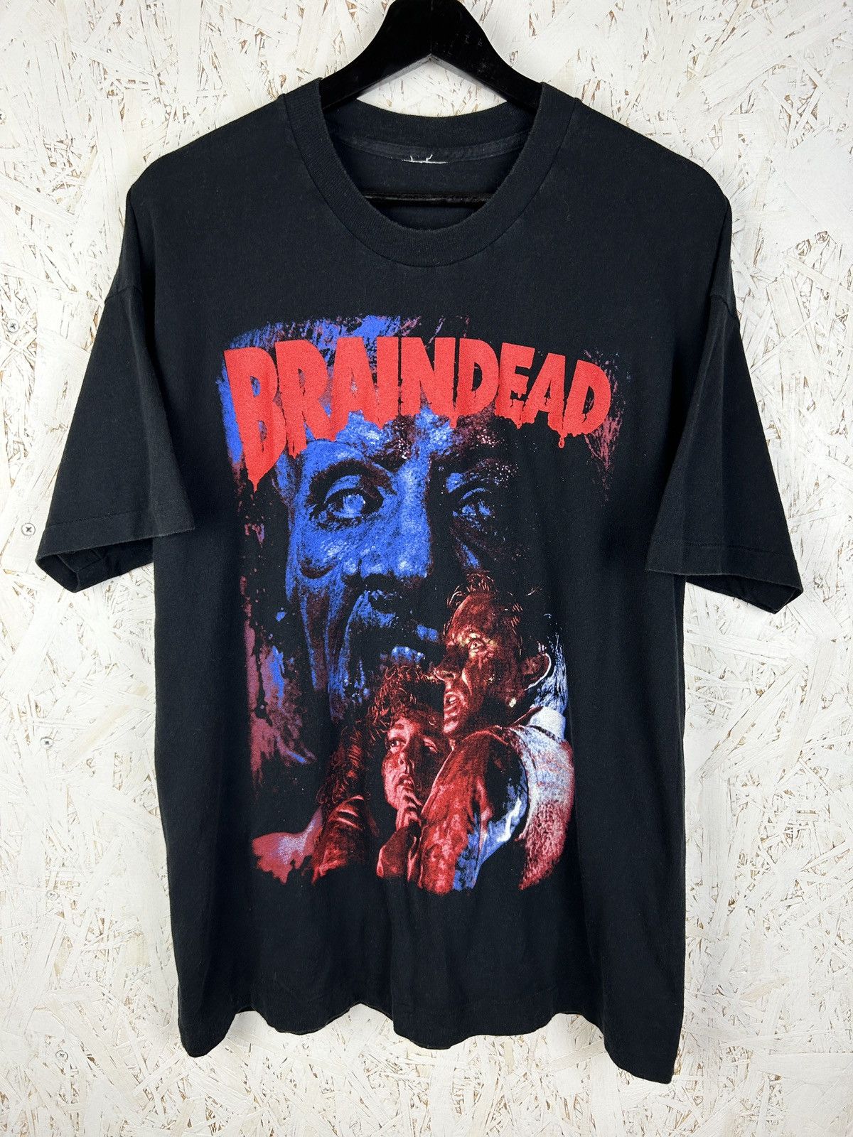 Vintage 90s Braindead 1992 Dead Alive Horror Comedy Movie T-Shirt XL Size US XL / EU 56 / 4 - 1 Thumbnail