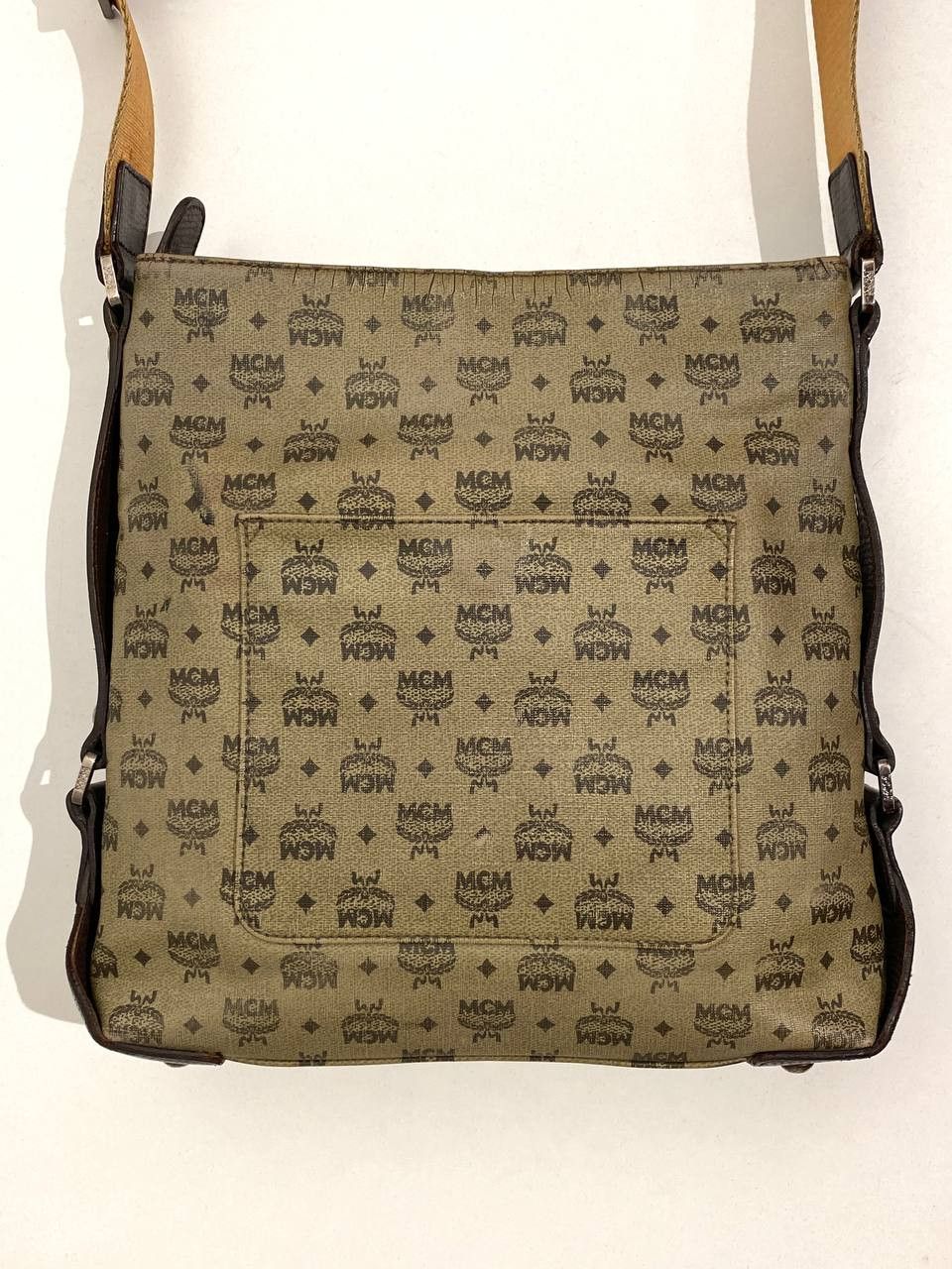 MCM MCM Logo Visetos Monogram Leather Cross Shoulder Bag Vintage Size ONE SIZE - 4 Thumbnail