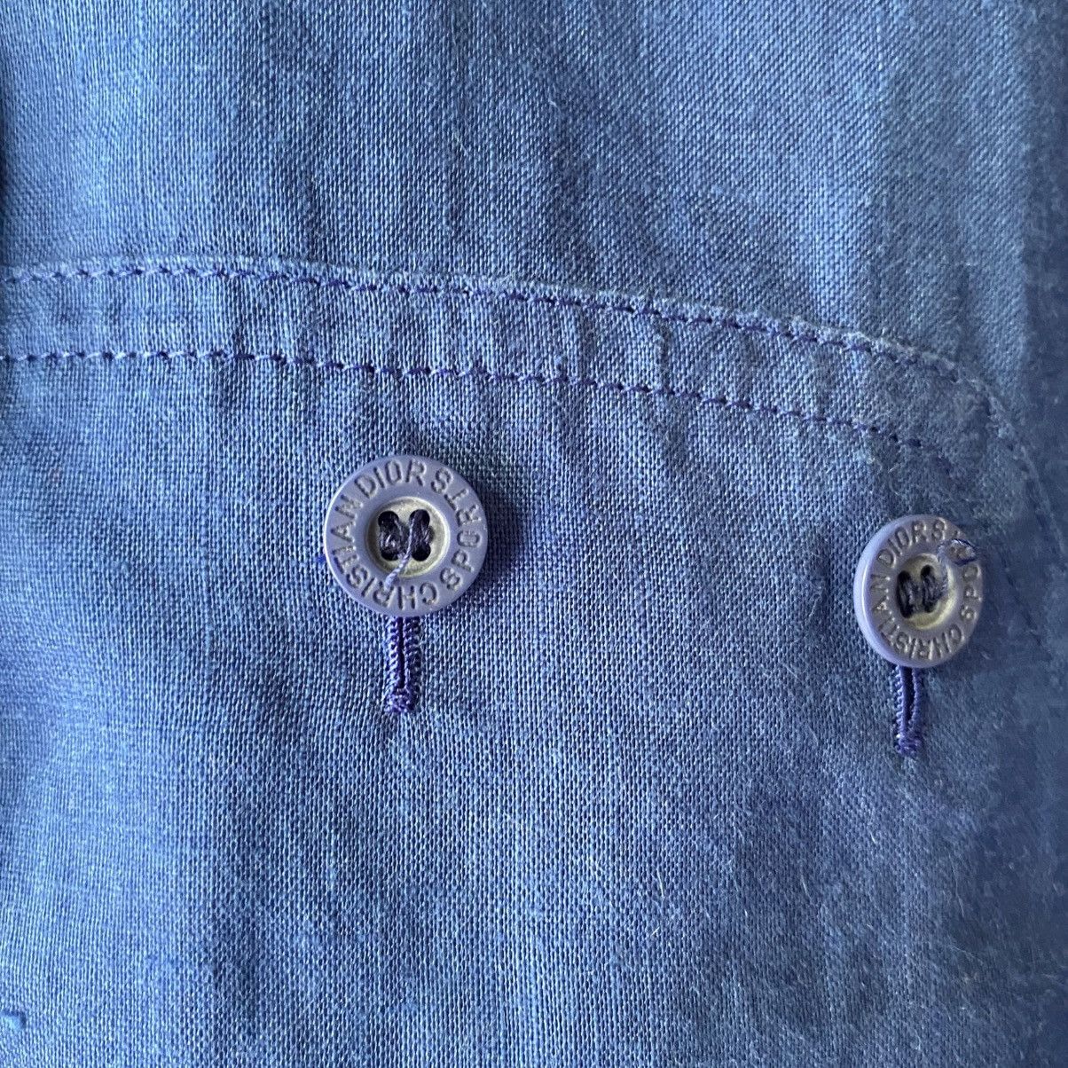 Dior Christian Dior Azure Breeze Camp Shirt Size S / US 4 / IT 40 - 6 Thumbnail