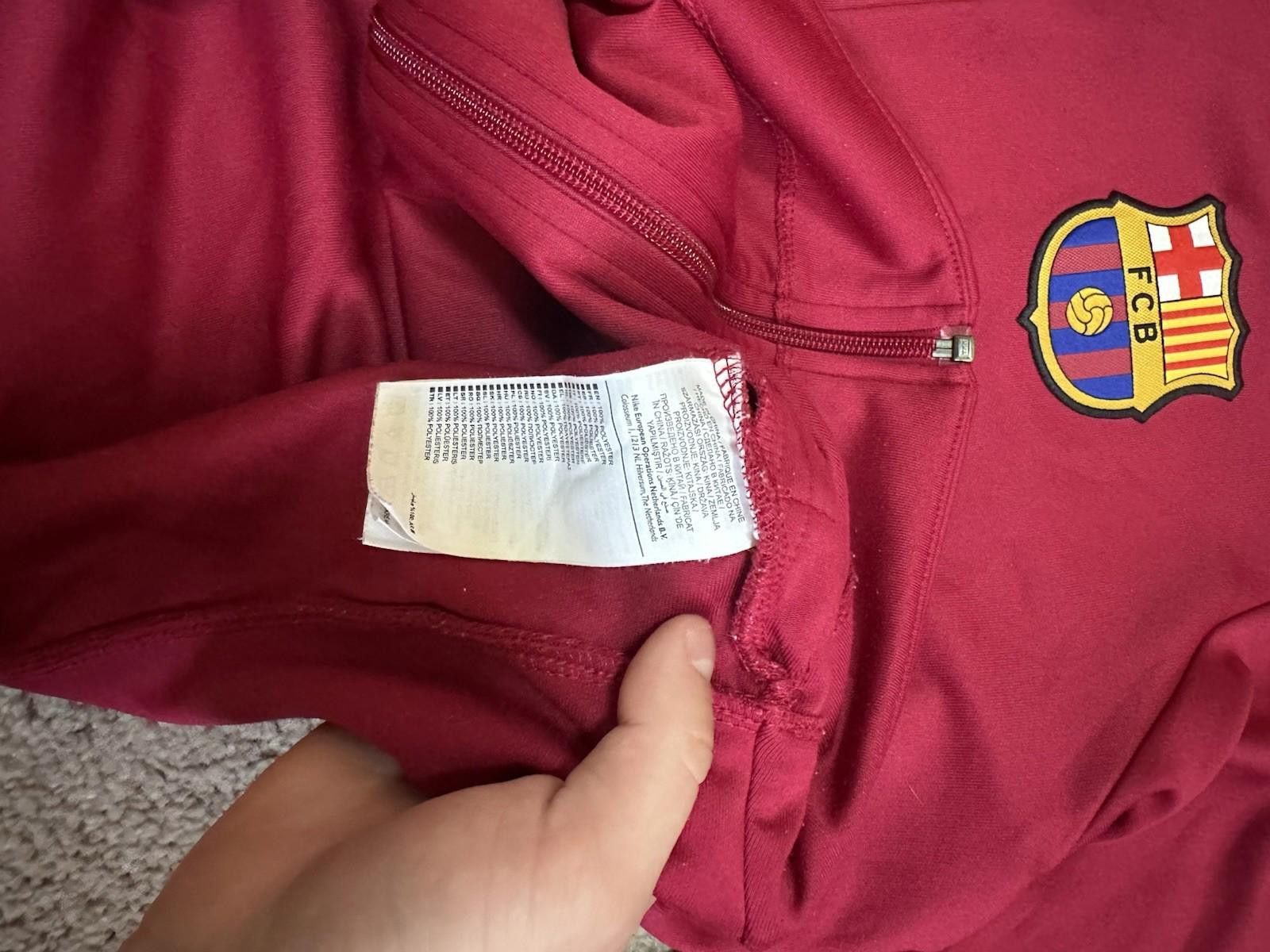 Nike Barcelona 2017/18 Football Soccer Track Jacket Nike Size L Size US L / EU 52-54 / 3 - 7 Thumbnail