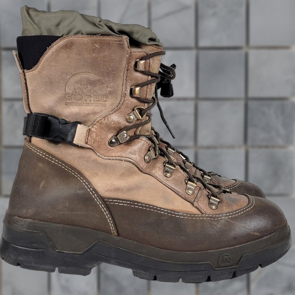 SOREL Sorel Boots Conquest Insulated Brown Buckle Women 9 M Snow Boot Mid-Calf Casual Winter Leather Size US 9 / IT 39 - 1 Thumbnail