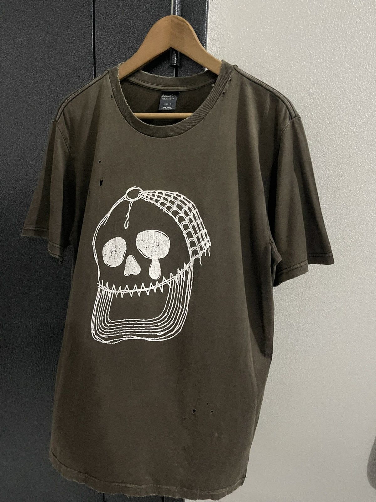 Number (N)ine S/S04 Number Nine Skull Heart Tears Tee Size US L / EU 52-54 / 3 - 2 Thumbnail