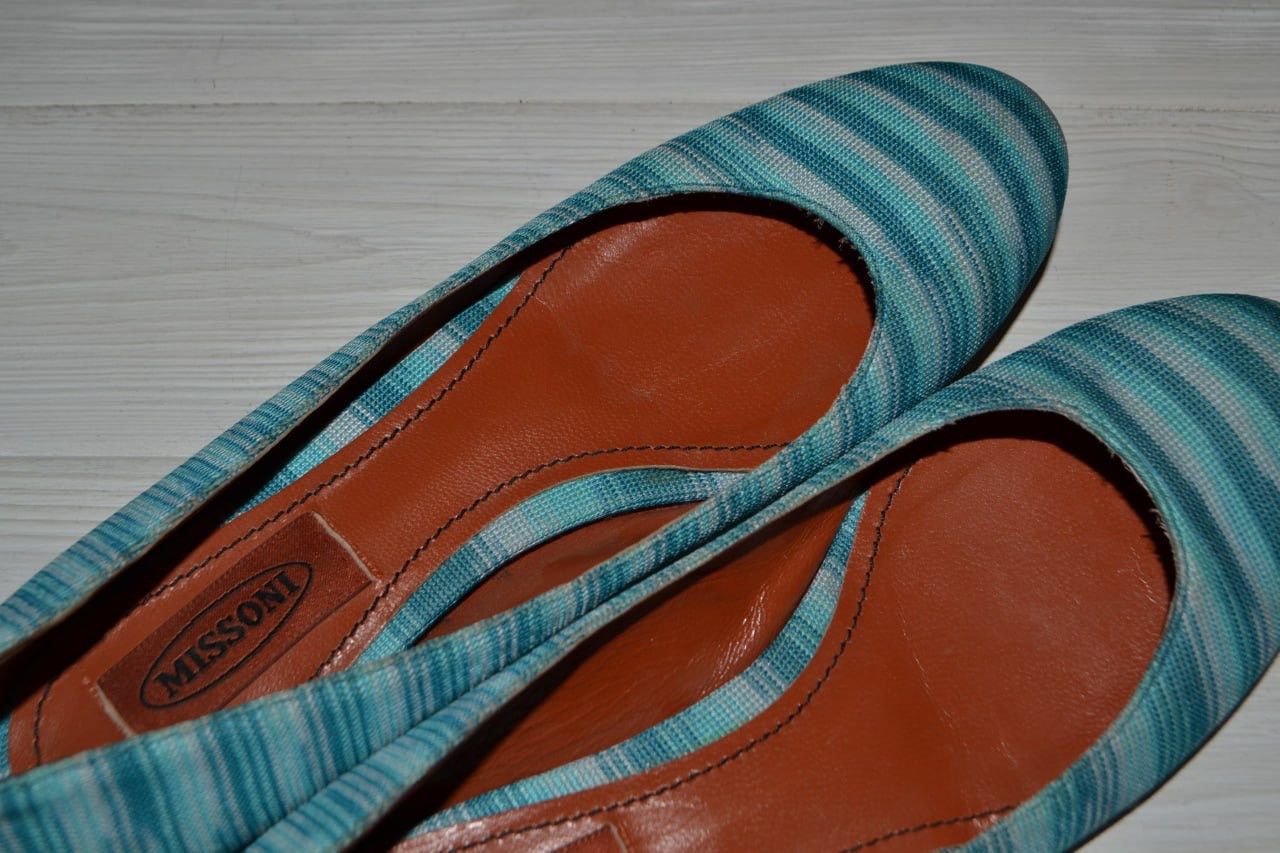 Missoni Missoni Knit Striped Classic Ballet Flat Shoe Size EUR 37 Size US 6 / IT 36 - 7 Thumbnail