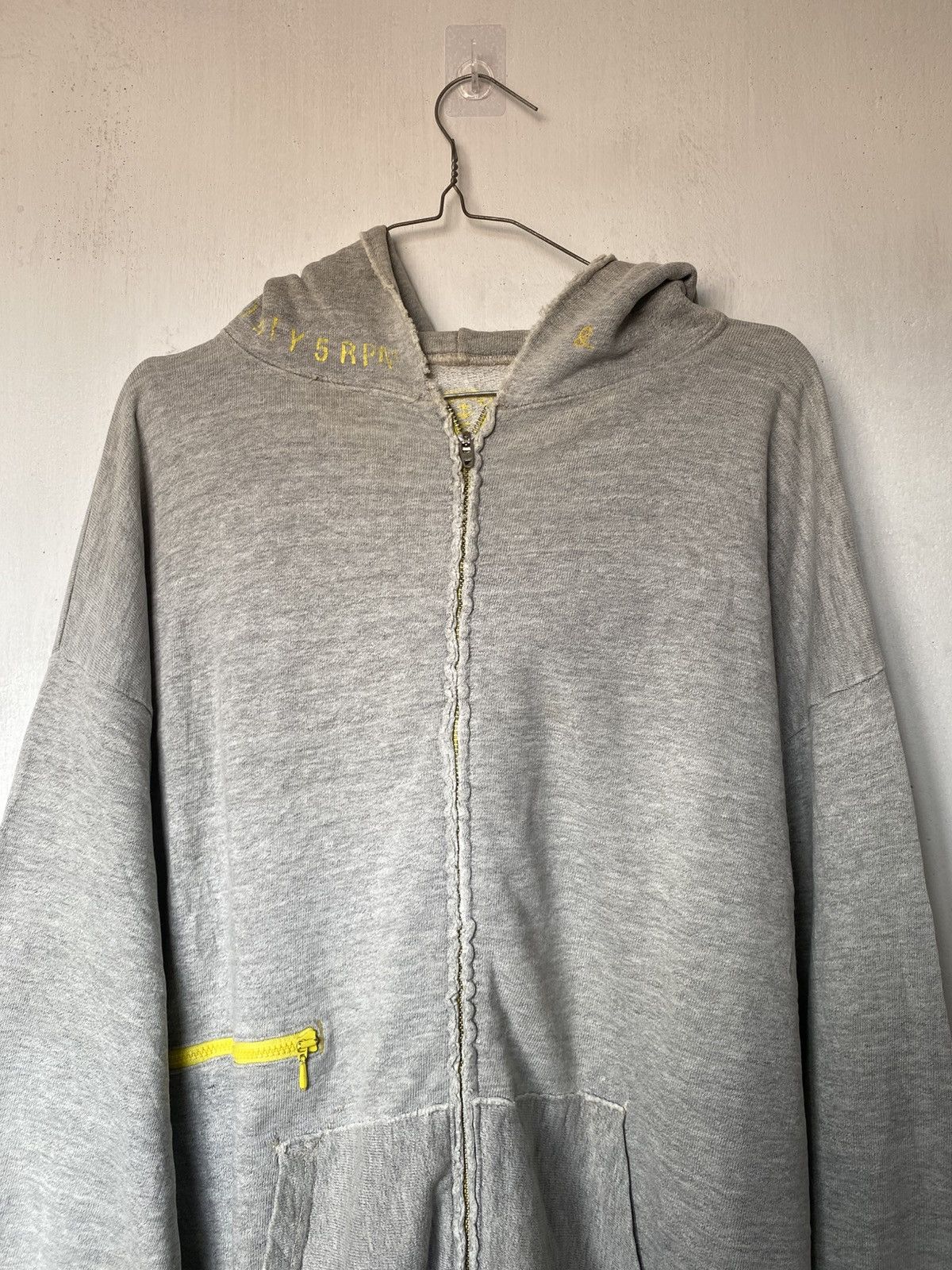 45rpm × Japanese Brand × Kapital Vintage 45rpm Distressed Zip Hoodie Size US XL / EU 56 / 4 - 2 Thumbnail