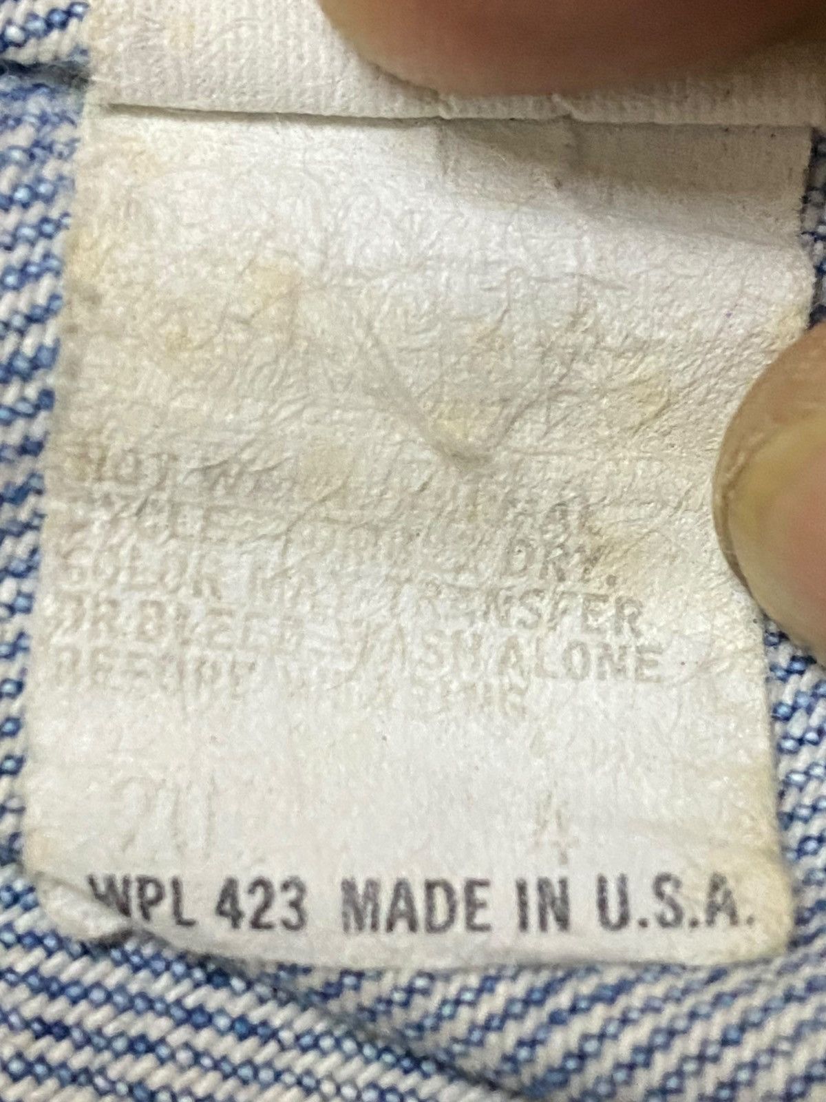 Levi's Vintage Clothing Vintage Denim Jacket Levis 70/80’s Size US M / EU 48-50 / 2 - 22 Thumbnail