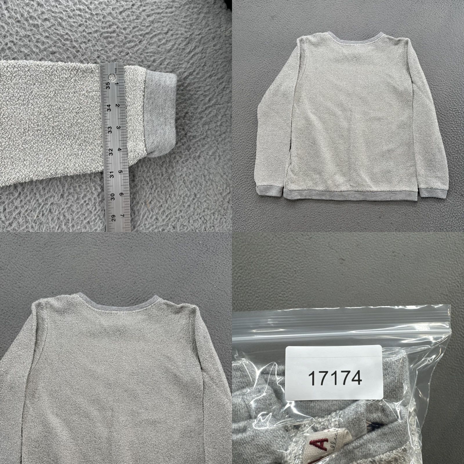 Anthropologie Anthropologie Dolan Sweatshirt Metallic Gray USA Made Women’s Large Gray Sweatshirt Pullover Activewear Womens Size L / US 10 / IT 46 - 8 Thumbnail