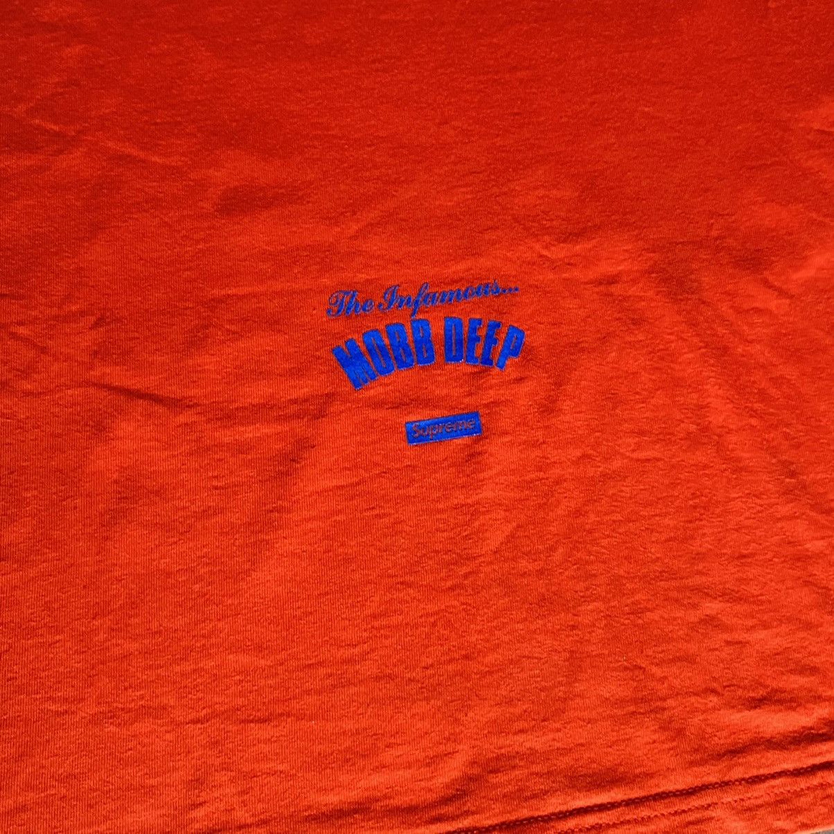 Supreme x Mobb Deep Dragon Drop a Gem On Em Orange T Shirt