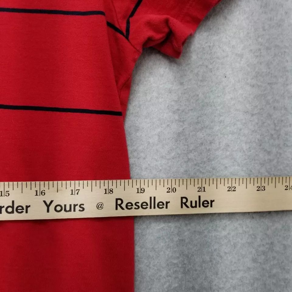 Tommy Hilfiger Tommy Hilfiger Mens Shirt Medium Red Striped Short Sleeve Size US M / EU 48-50 / 2 - 8 Thumbnail