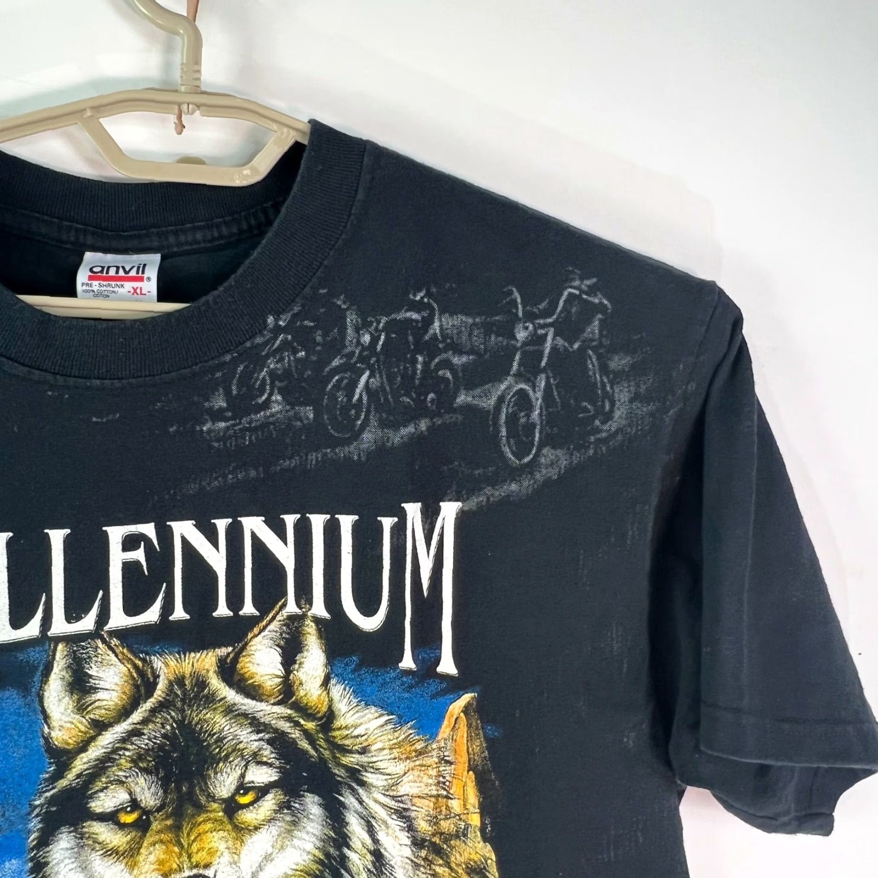 Anvil VTG Anvil T-Shirt Black Hills Rally Sturgis 60th Annual Mens XL Graphic Tee Crew Neck Short Sleeve 100% Cotton Size US XL / EU 56 / 4 - 5 Thumbnail