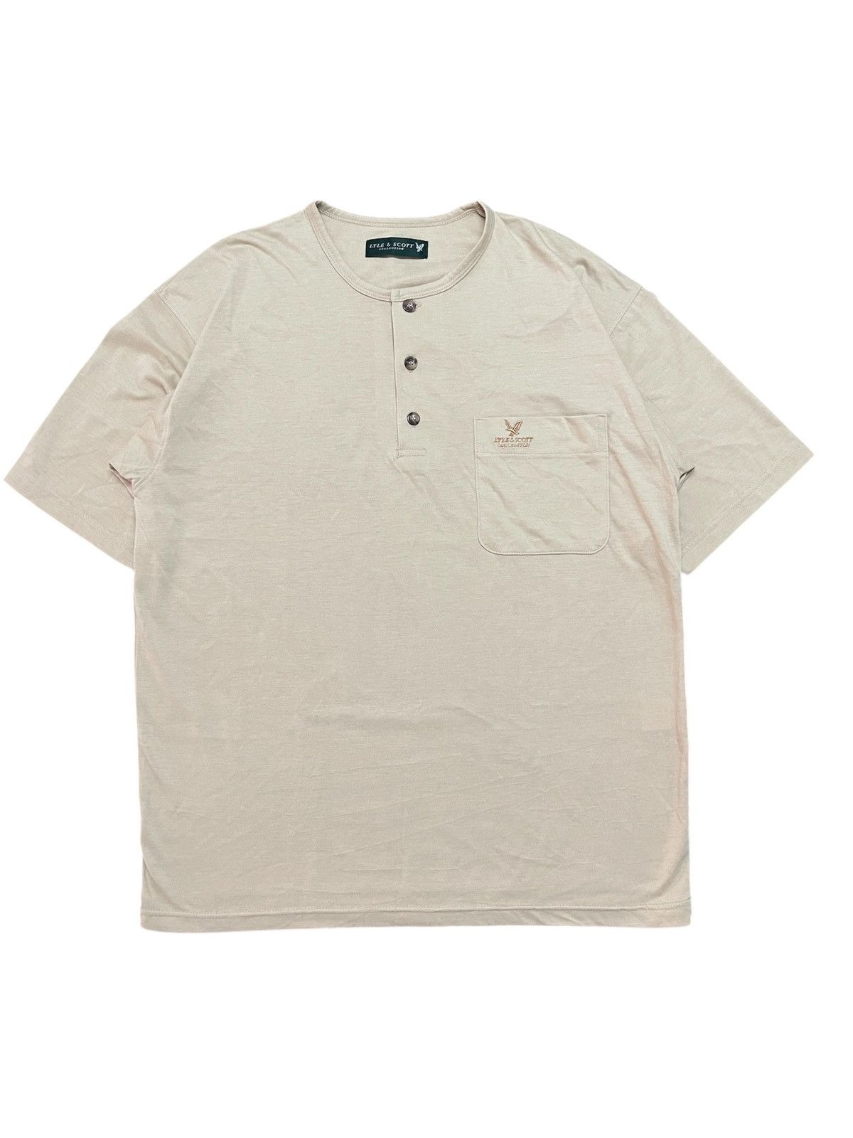 Lyle & Scott × Vintage Vintage Lyle & Scott collection Pocket Tee Size US L / EU 52-54 / 3 - 1 Thumbnail