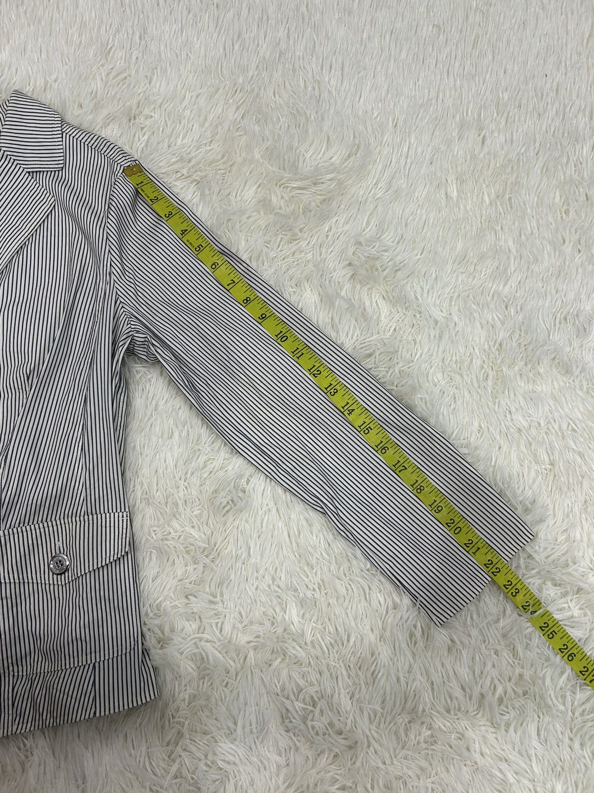 Burberry Burberry London Striped Cotton Blazer Jacket Made in Japan Size S / US 4 / IT 40 - 10 Thumbnail