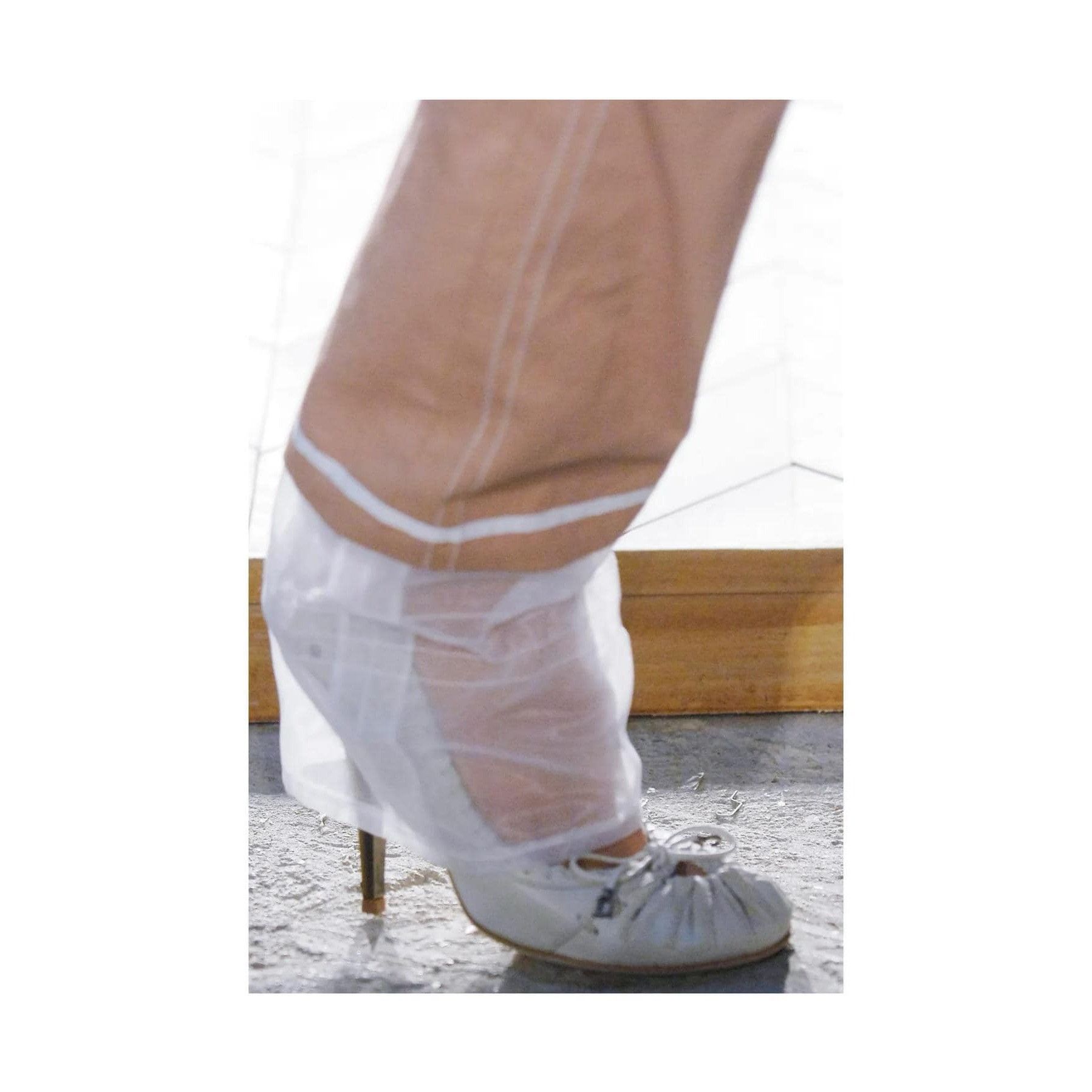 Dior SS 2006 Dior by John Galliano Runway Bow CD Logo Leather Bei Size US 8.5 / IT 38.5 - 3 Thumbnail