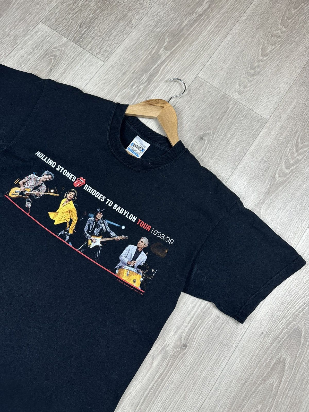 Band Tees × The Rolling Stones × Vintage Vintage 1999 The Rolling Stones No Security Tour Tee Shirt Size US L / EU 52-54 / 3 - 2 Thumbnail