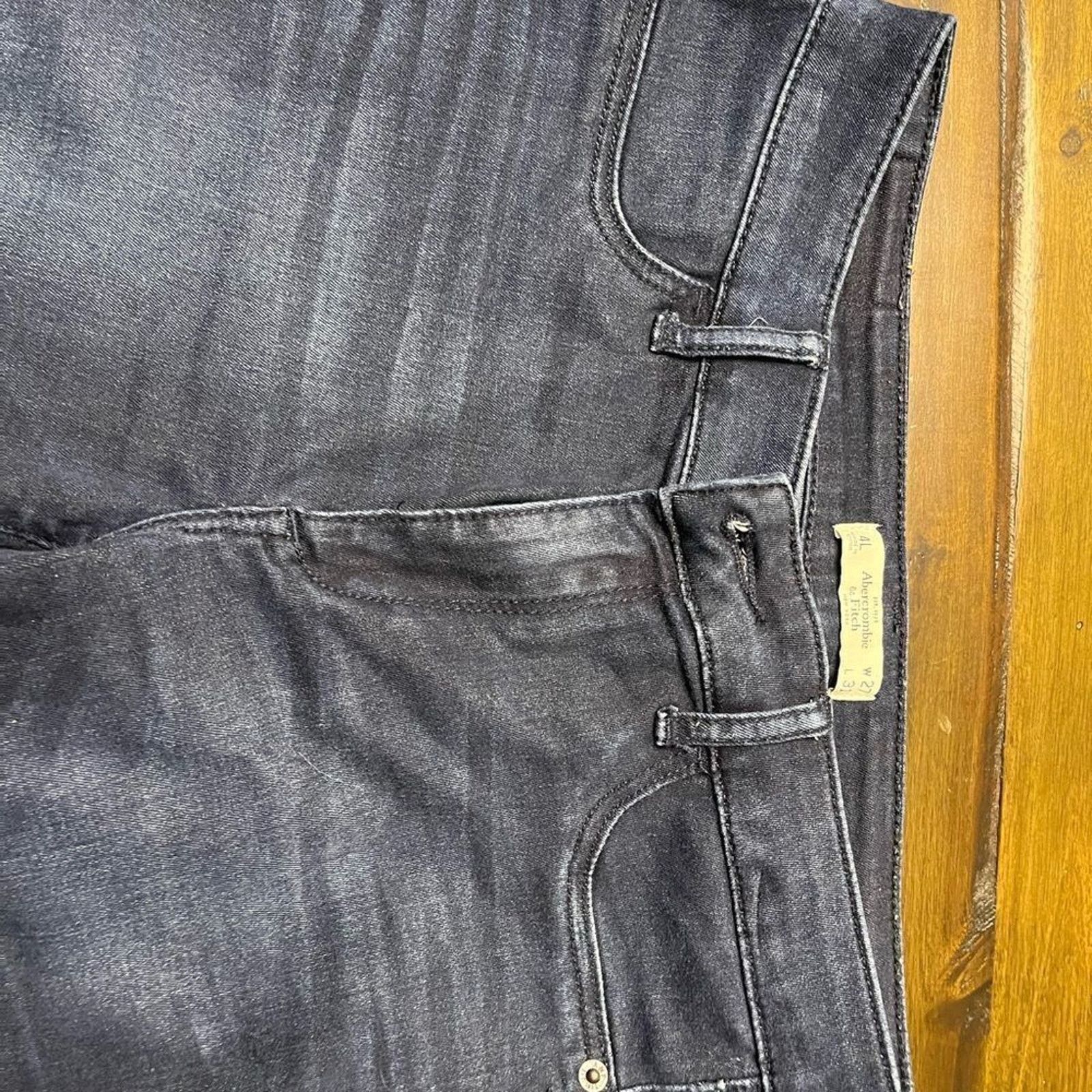 Abercrombie & Fitch Abercrombie and Fitch Full Length Denim Jeggings Size 25" / US 0 / IT 36 - 3 Thumbnail