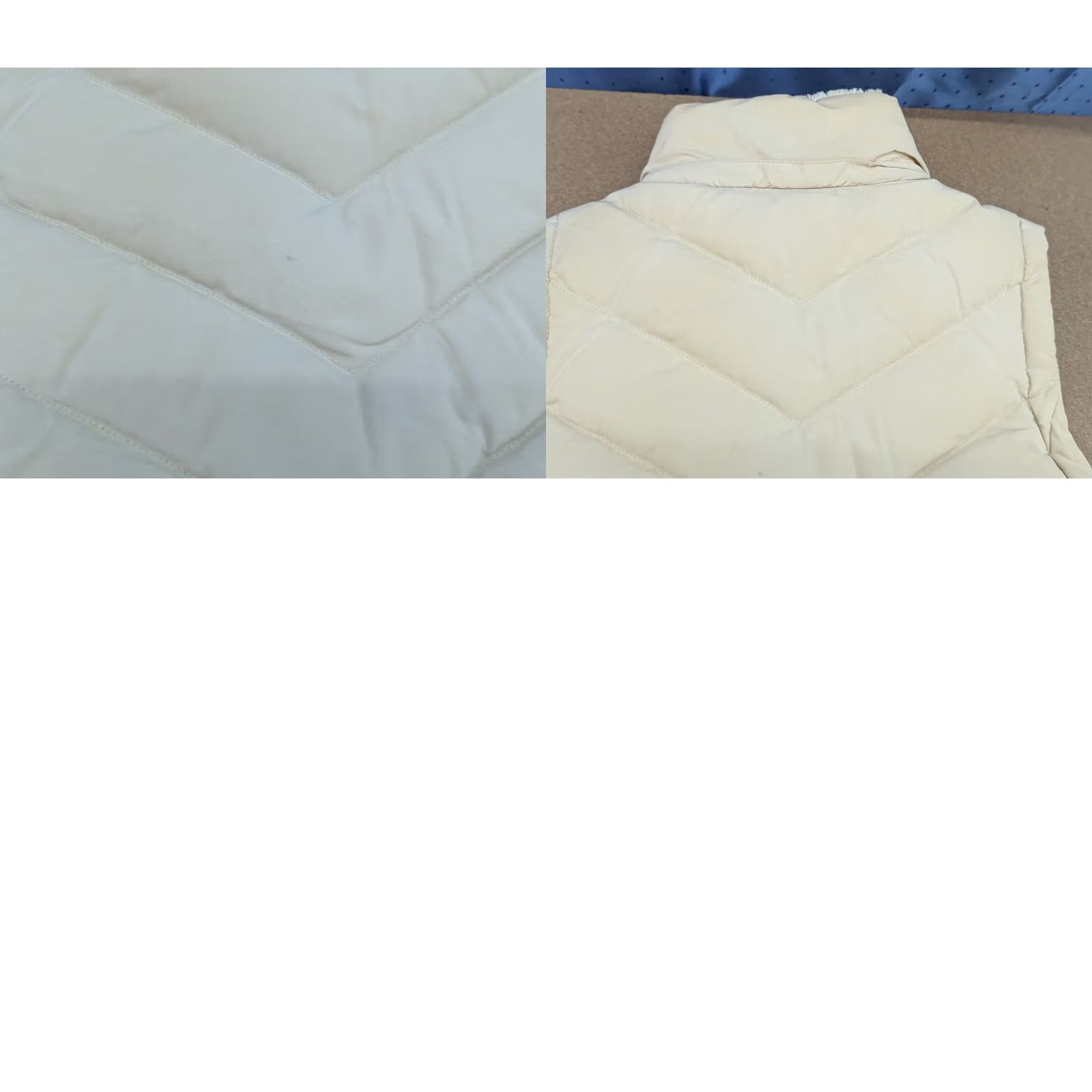 Vintage VINTAGE Polo Jeans Company Womens Goose Down Vest Size S Creamy White Gilet Vest Womens Goose Down Polo Jeans Company S White Down VEST Size 28" / US 6 / IT 42 - 10 Thumbnail