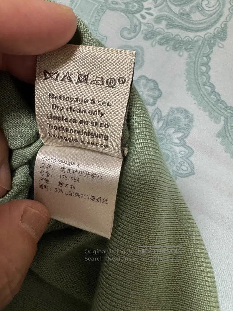 Hermes Hermes Cashmere sweater coat, 80% cashmere + 20% mulberry Size US L / EU 52-54 / 3 - 9 Thumbnail