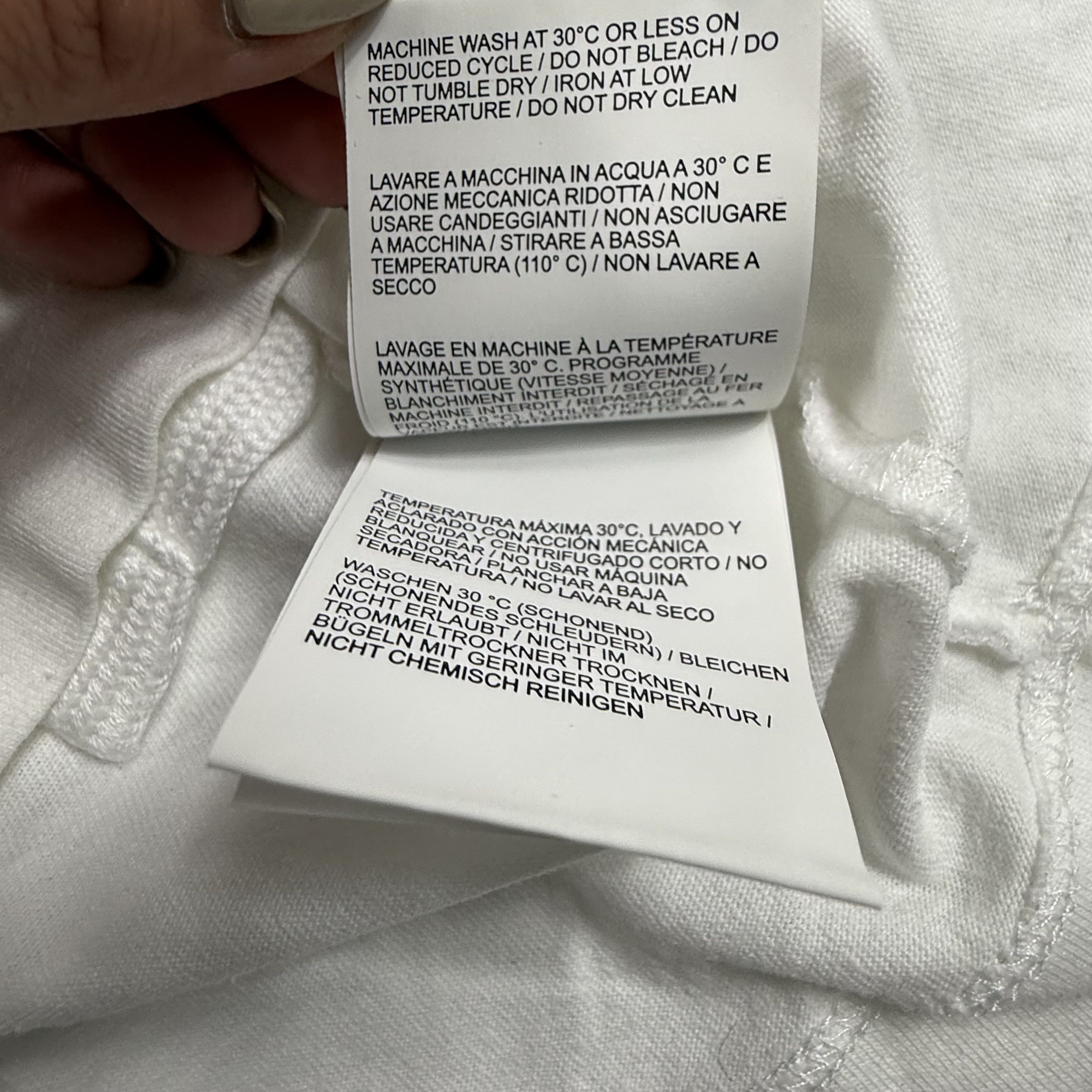 Off-White Off-White Virgil Abloh OFF Logo White Cotton T-Shirt Size US M / EU 48-50 / 2 - 13 Thumbnail