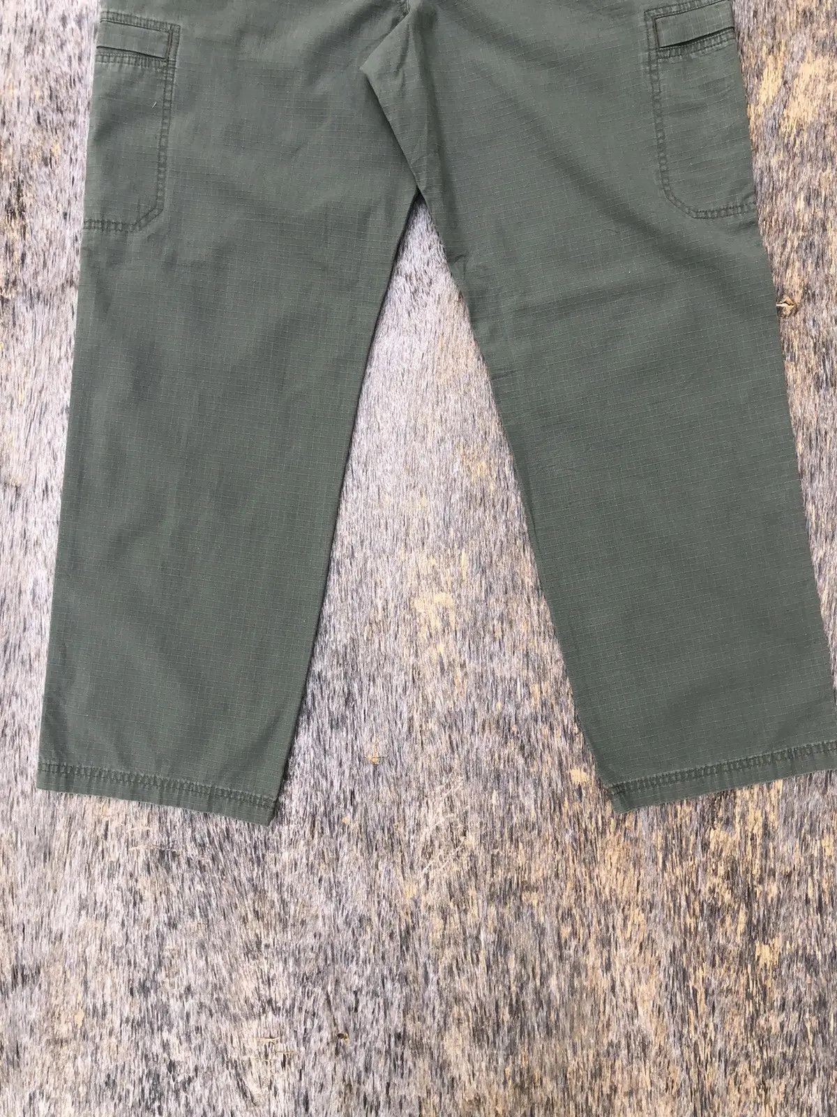 L.L. Bean × Vintage Very rare Green Cargo Pants Baggy Pattern W33 x L40 Size US 33 - 12 Thumbnail