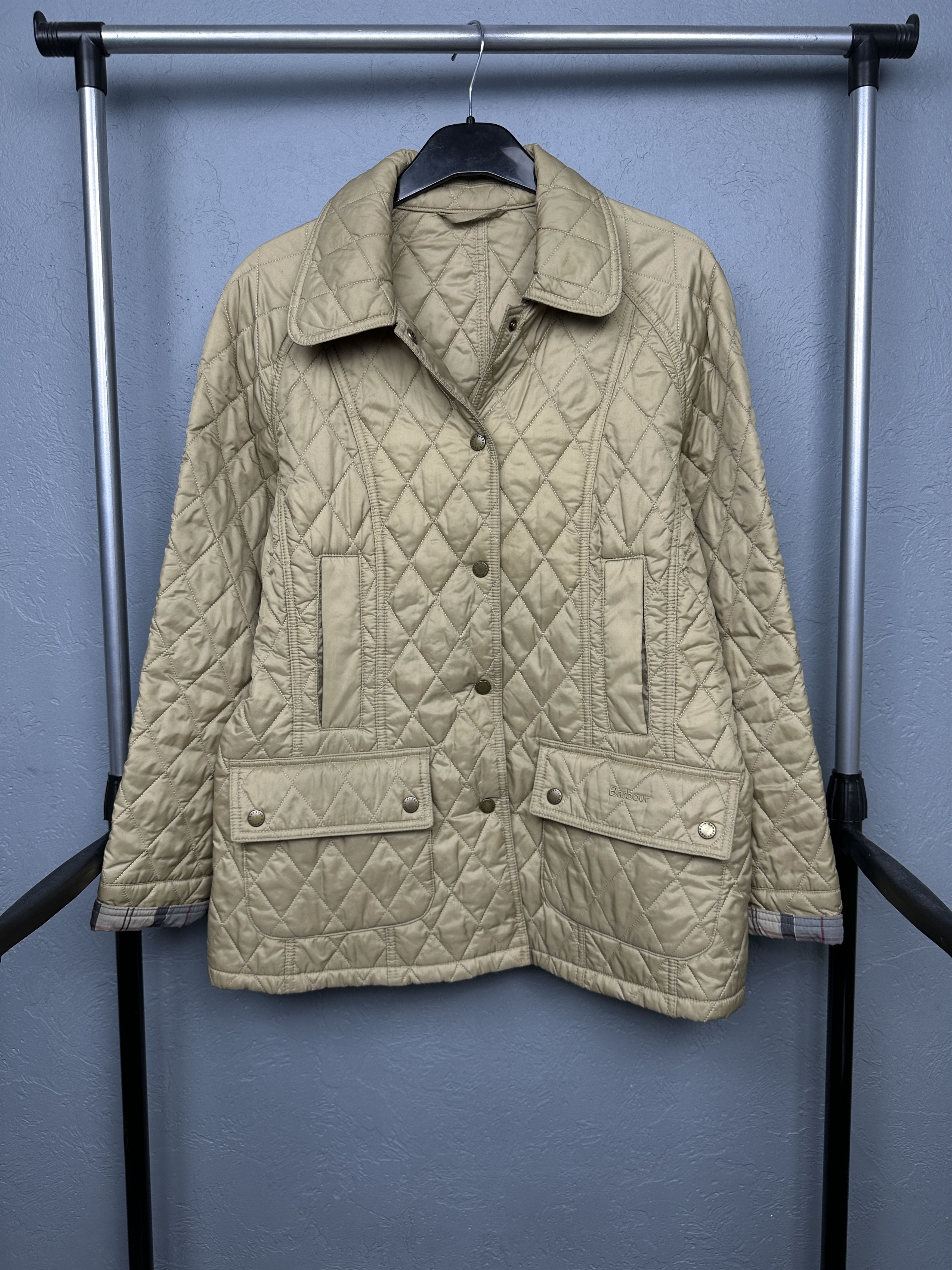 Barbour Barbour Womens Summer Beadnell Quilted Jacket Size L / US 10 / IT 46 - 1 Thumbnail