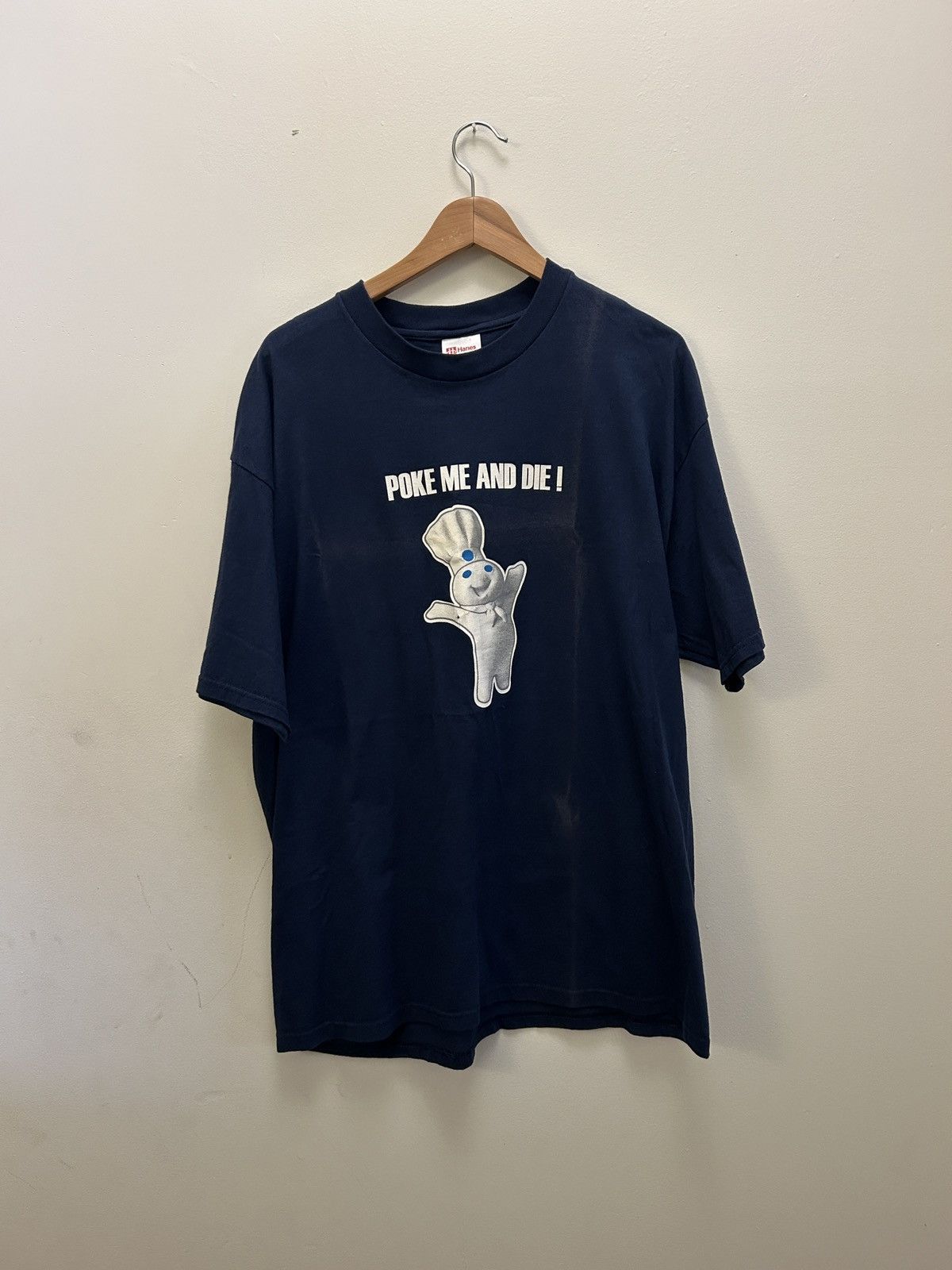 Vintage Vintage Poke me and die Pillsbury spoof tshirt XL Size US XL / EU 56 / 4 - 1 Thumbnail
