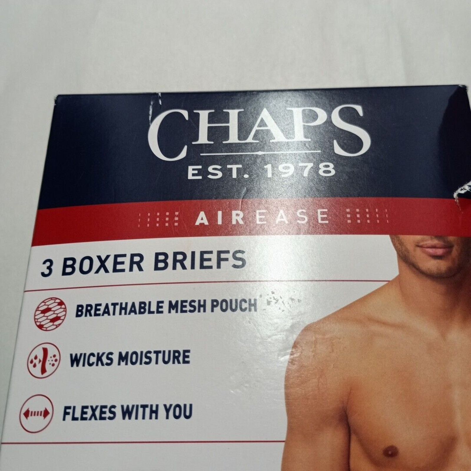 Chaps Chaps Boxer Briefs Mens Size 2XL 44-46 Multicolor 3 Pack Box Size 44 - 3 Thumbnail