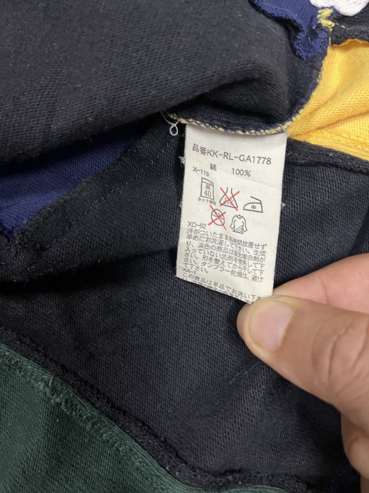 Polo Ralph Lauren Vintage Polo ralph lauren rugby patchwork Size US L / EU 52-54 / 3 - 10 Thumbnail
